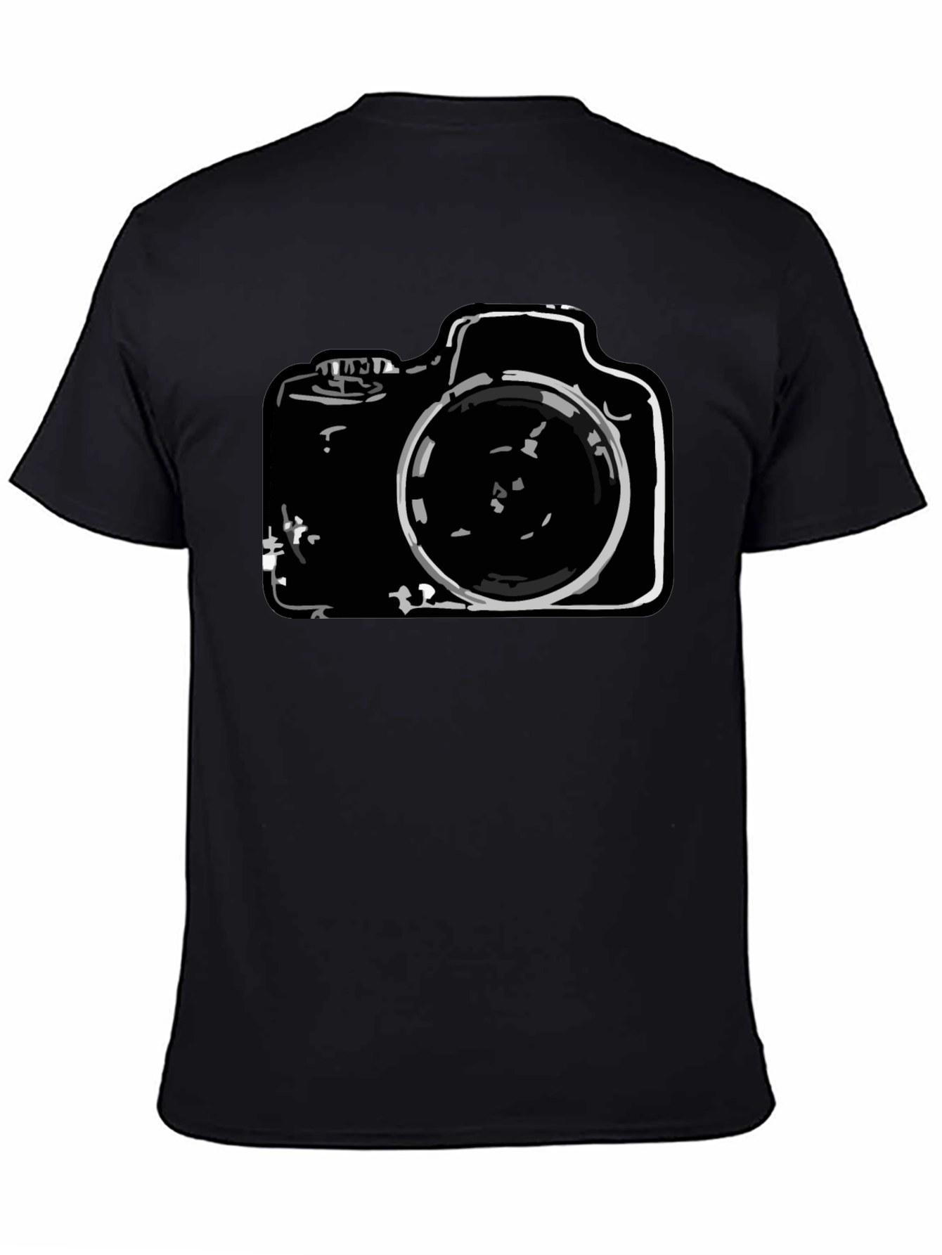 Camera Graphic Black T-Shirt
