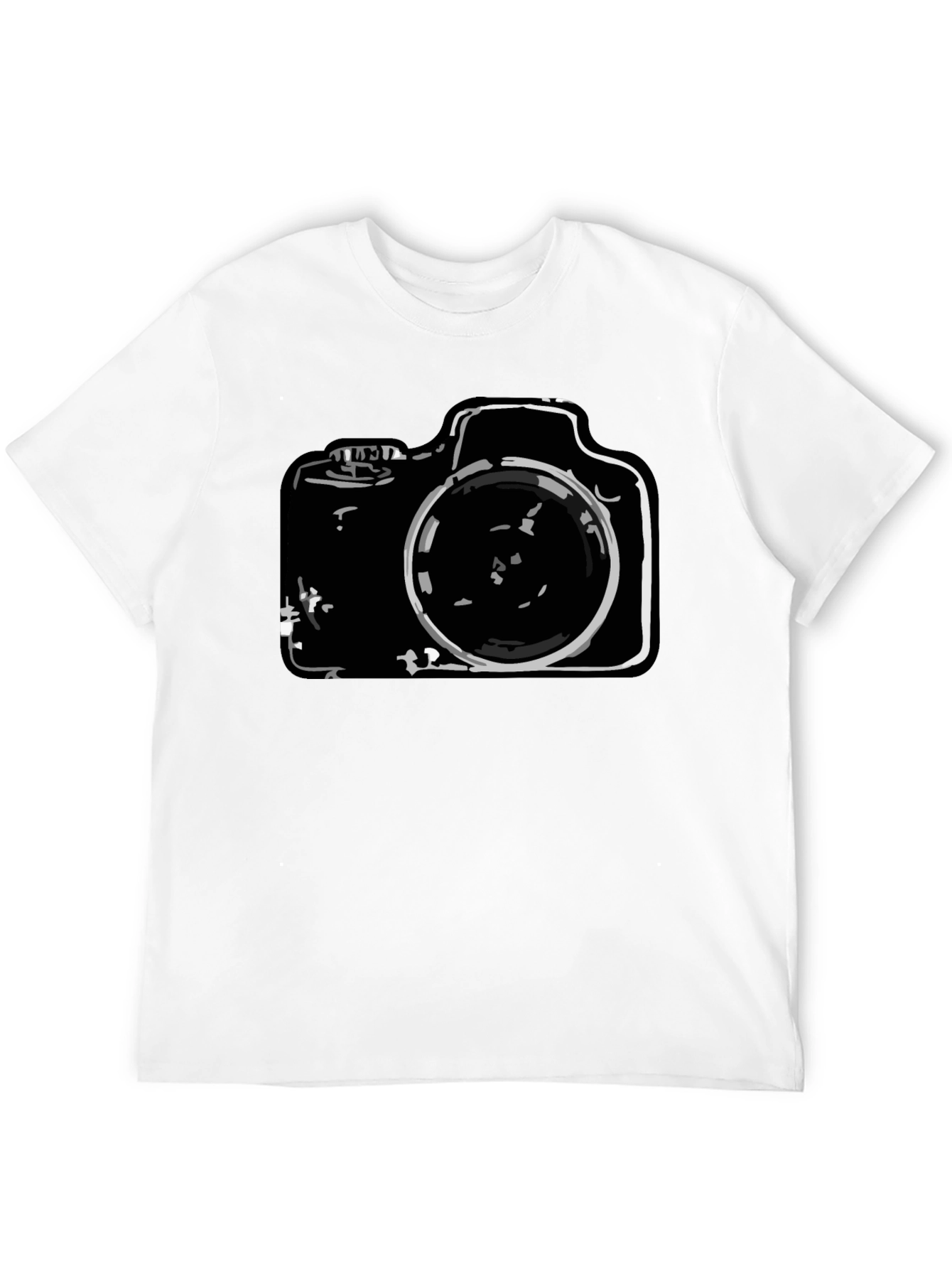 Camera Graphic Black T-Shirt
