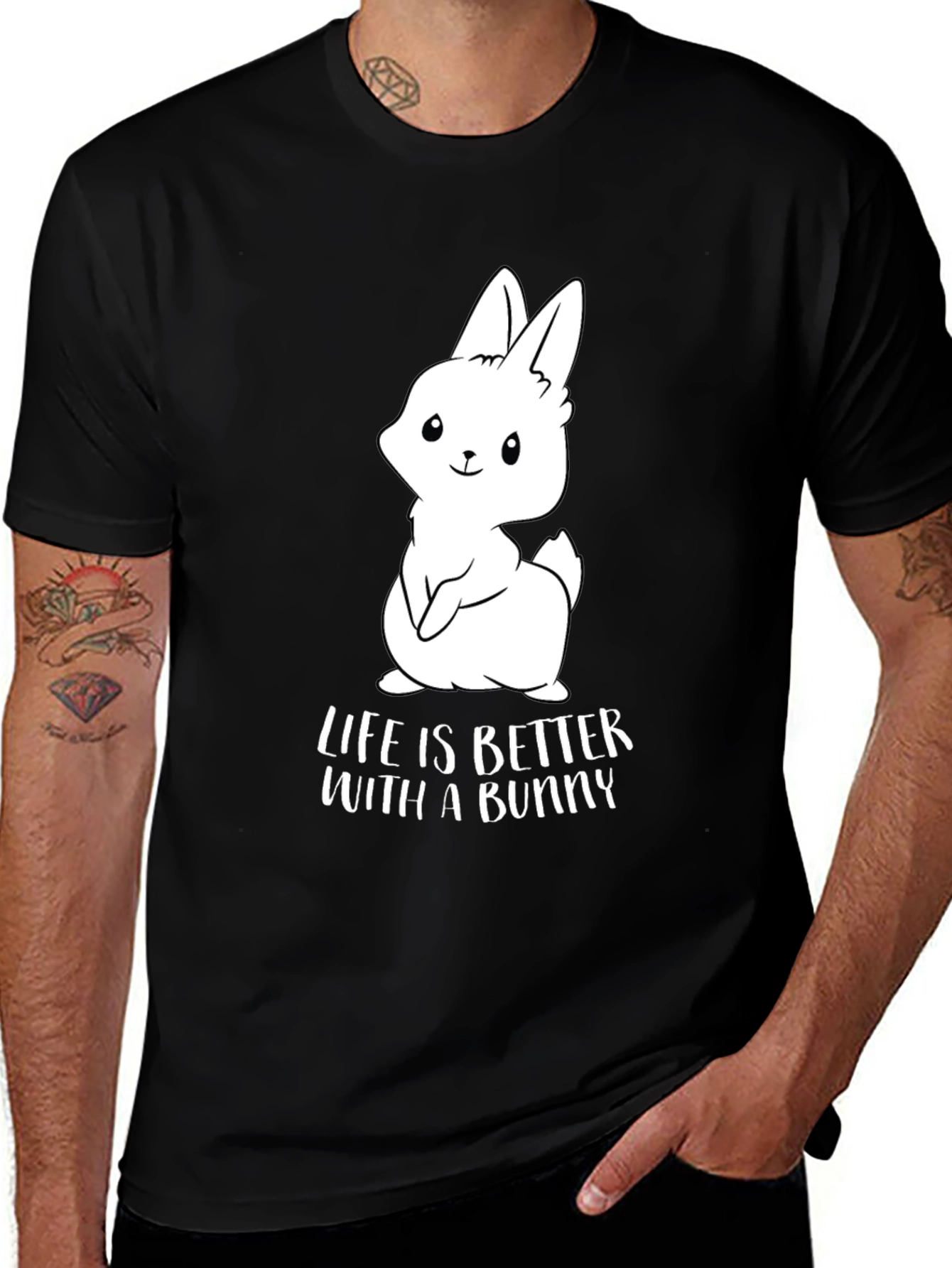 Life is Better With A Bunny Graphic Tee