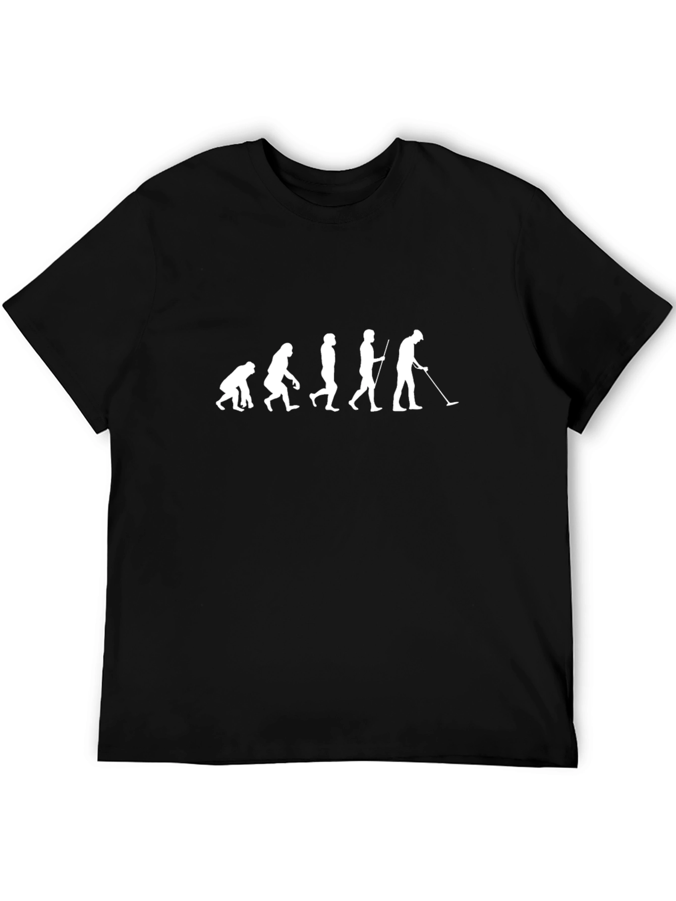 Evolution of Man Metal Detecting T-Shirt