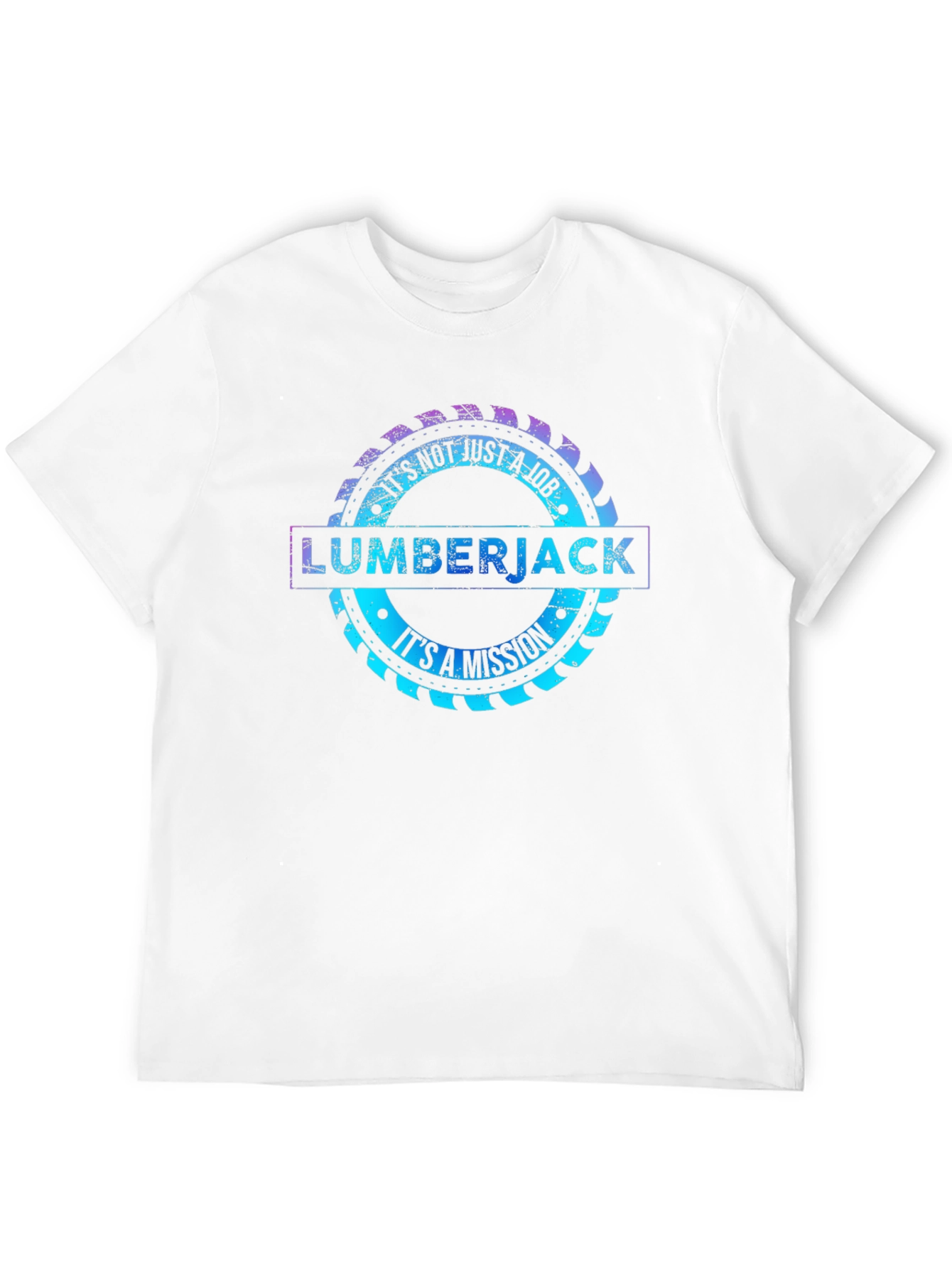 Lumberjack Mission T-Shirt Saw Blade Graphic Tee
