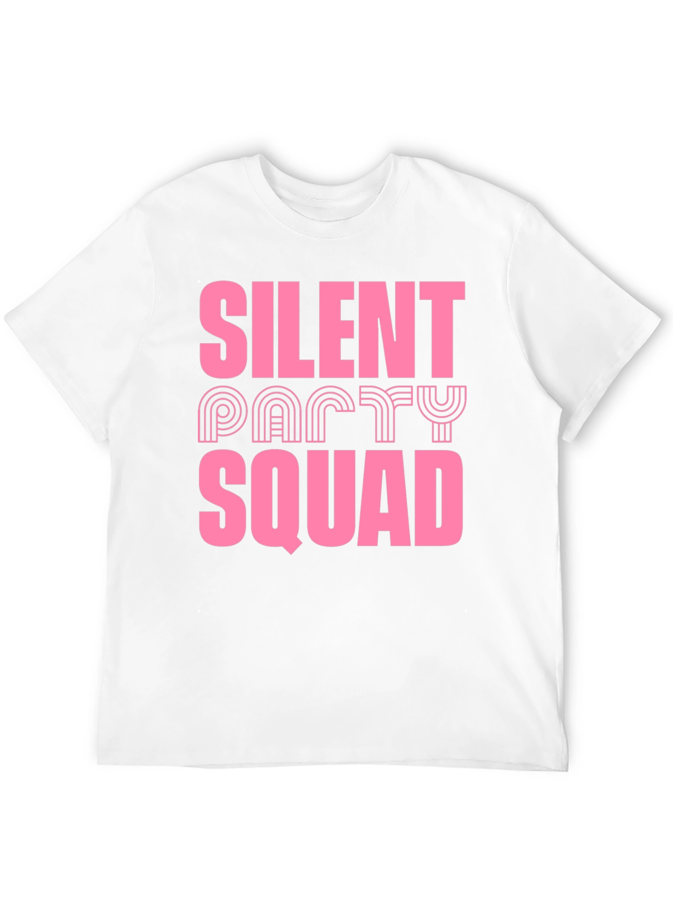 Silent Party Squad Graphic T-Shirt