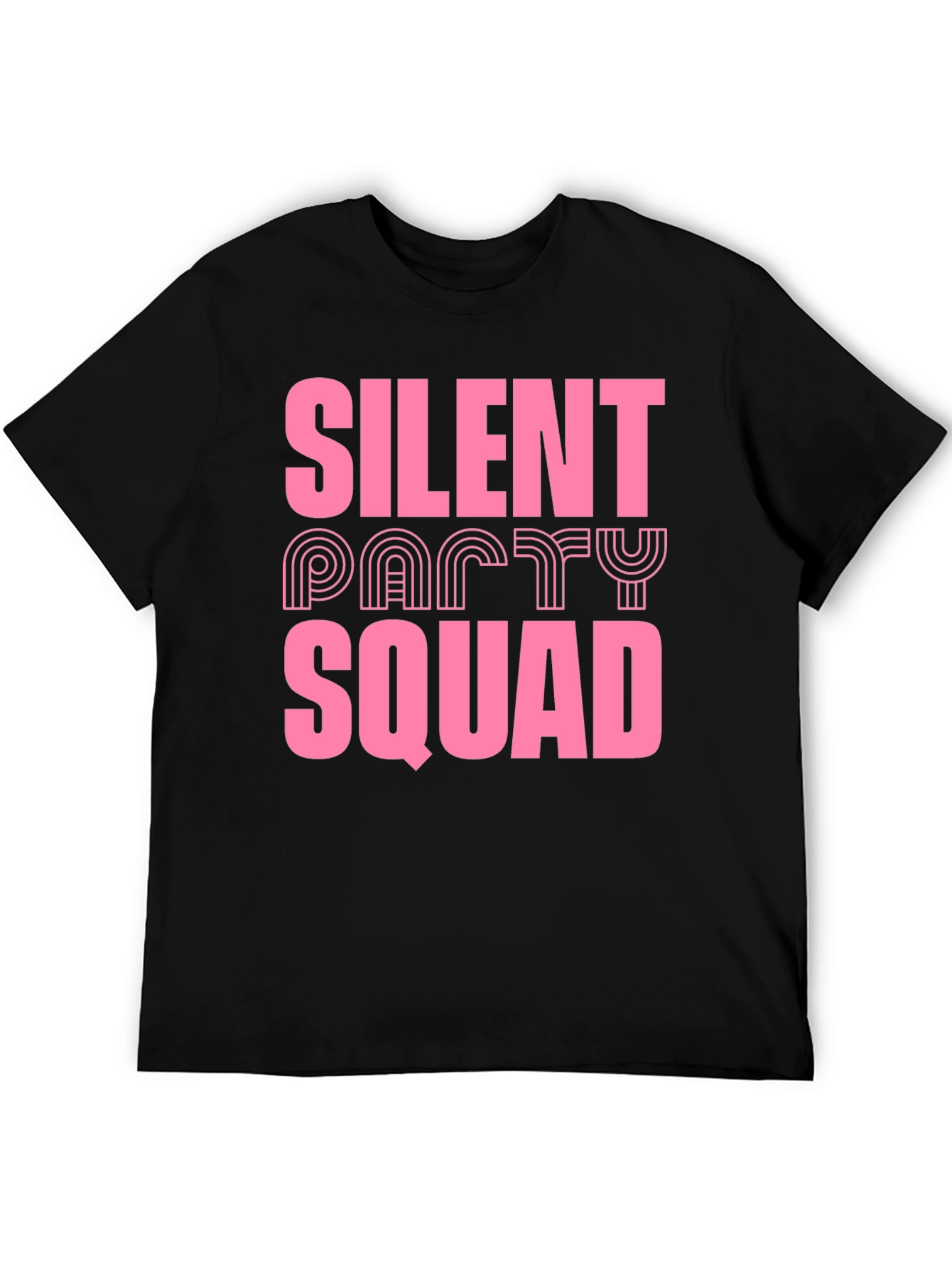 Silent Party Squad Graphic T-Shirt