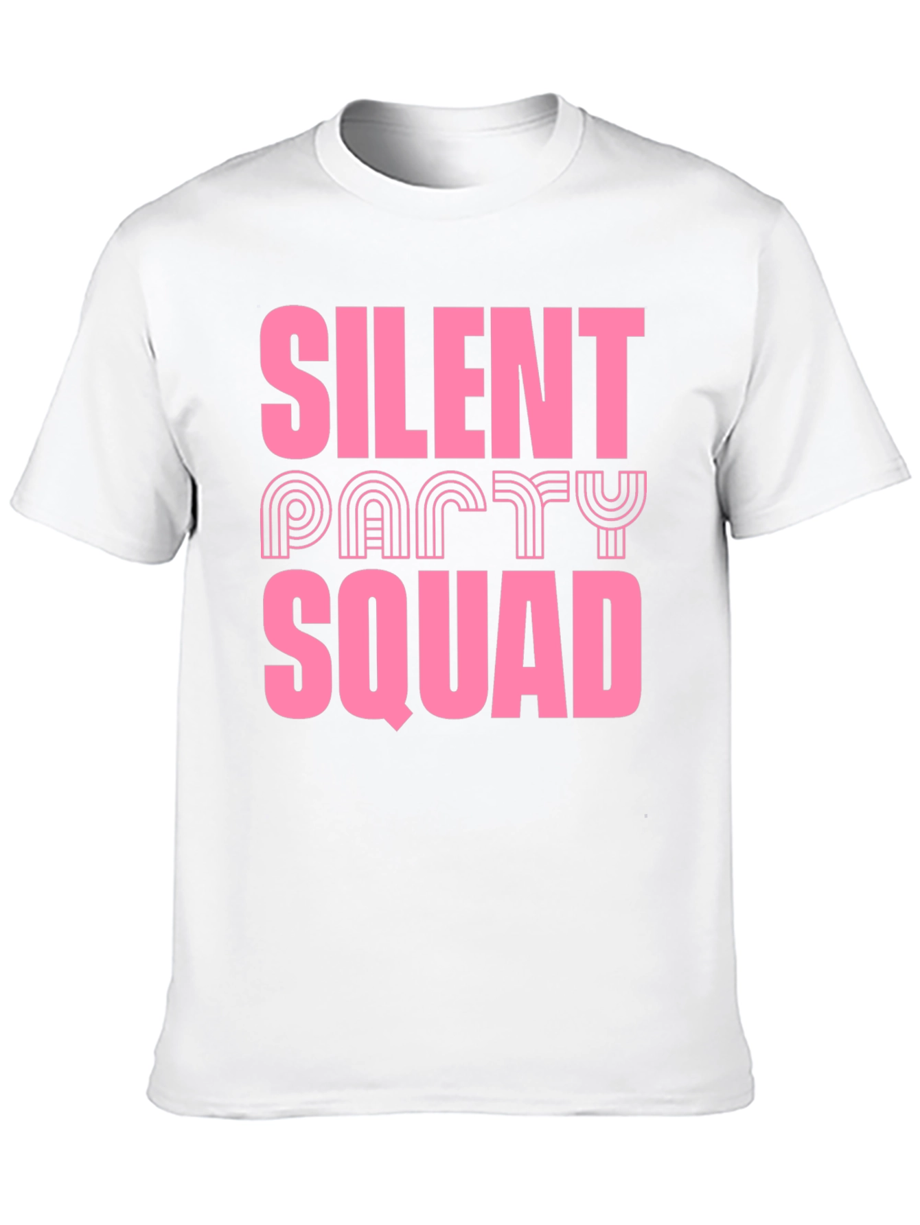 Silent Party Squad Graphic T-Shirt