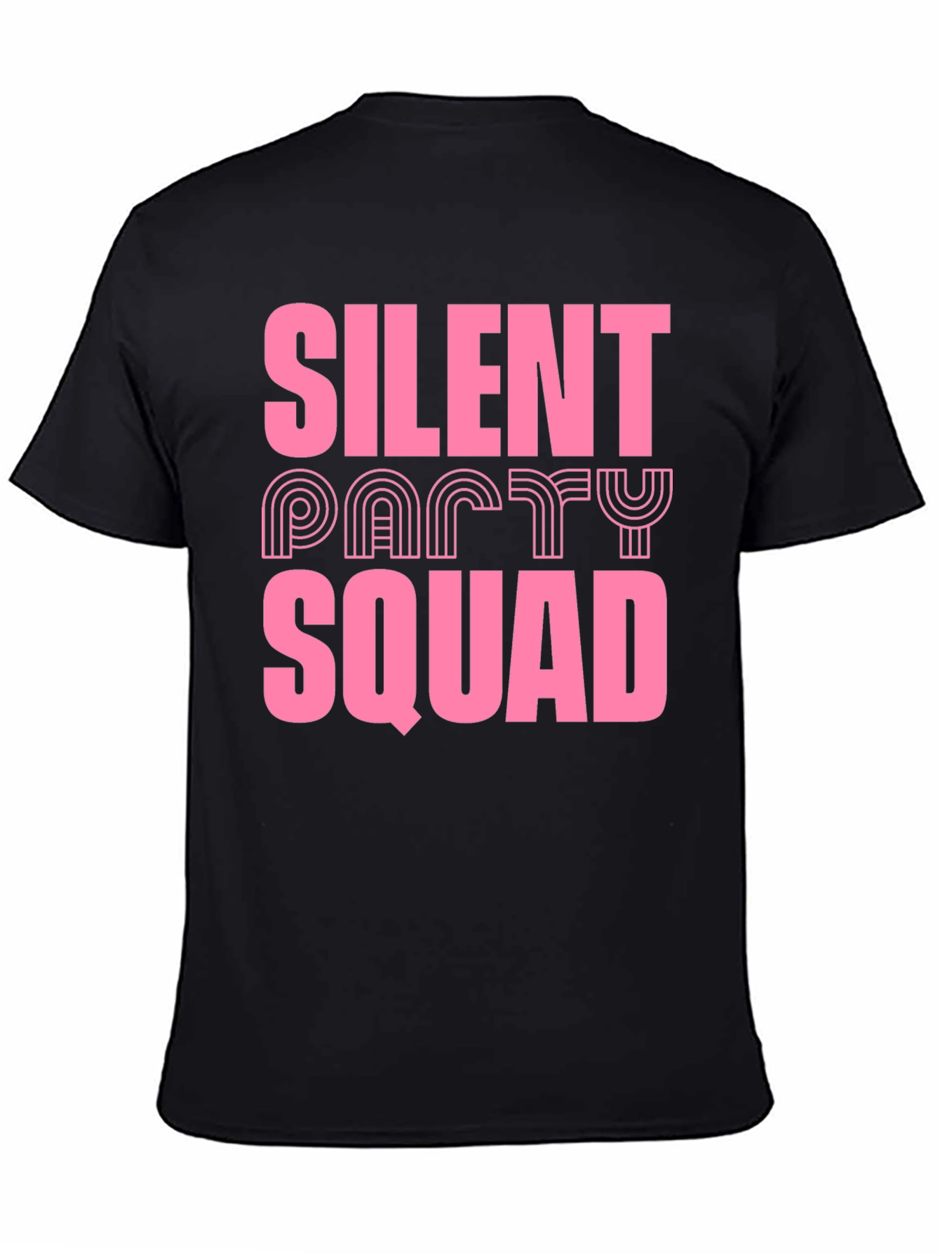 Silent Party Squad Graphic T-Shirt