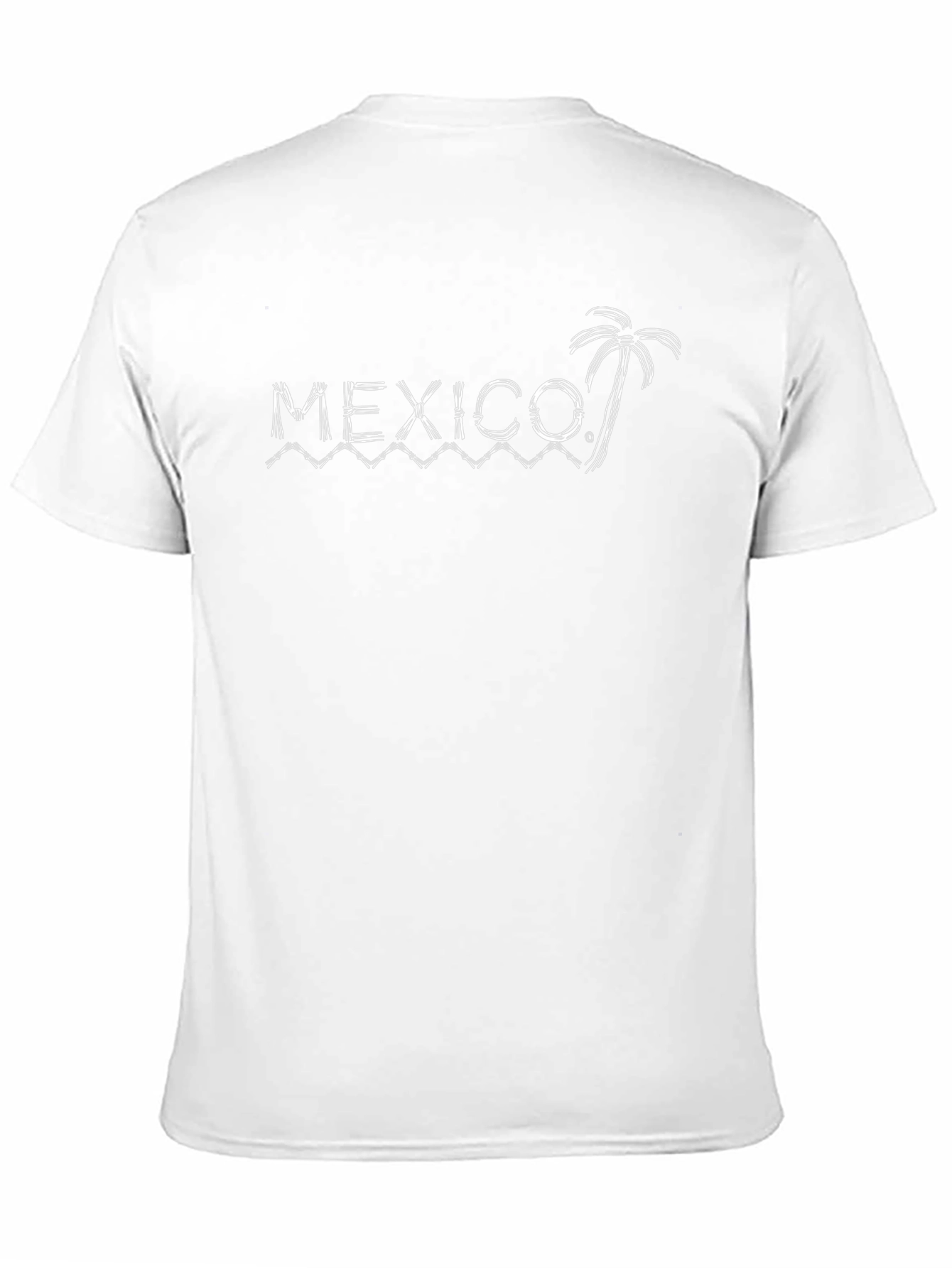 Mexico Palm Tree Black T-Shirt