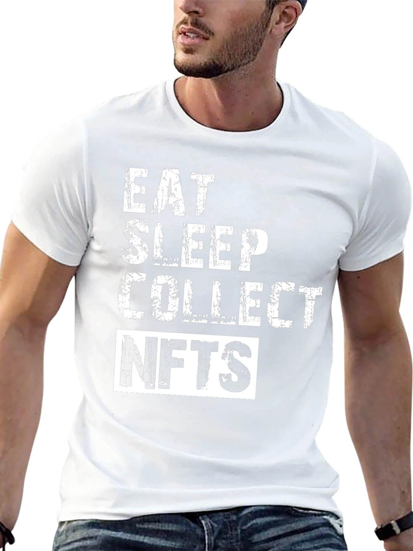 Eat Sleep Collect NFTs T-Shirt