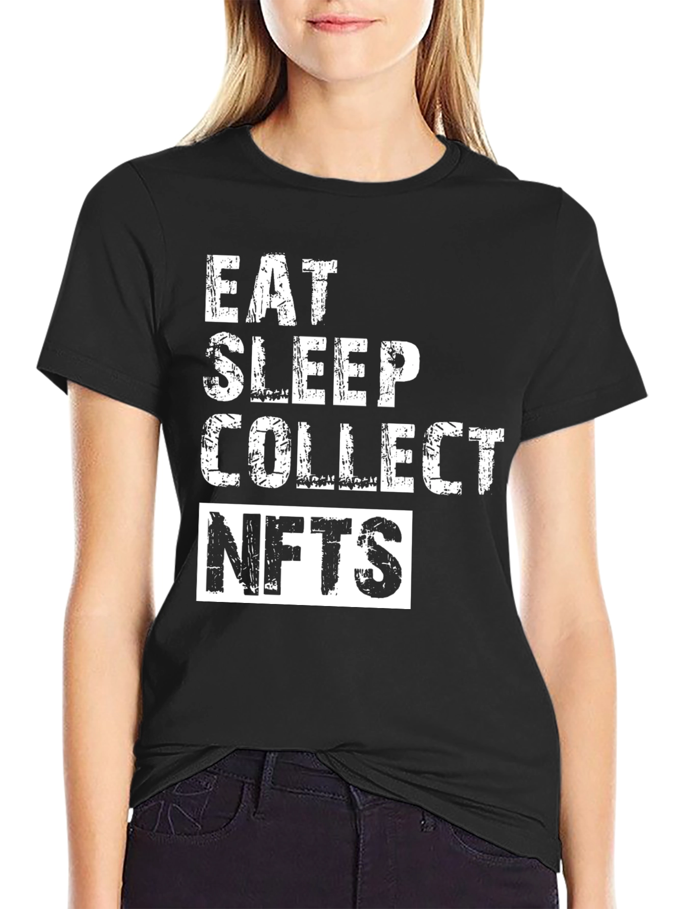 Eat Sleep Collect NFTs T-Shirt