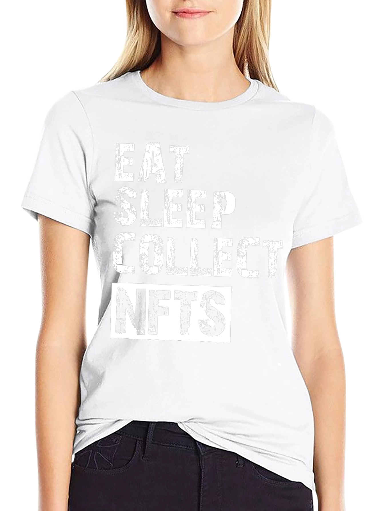 Eat Sleep Collect NFTs T-Shirt