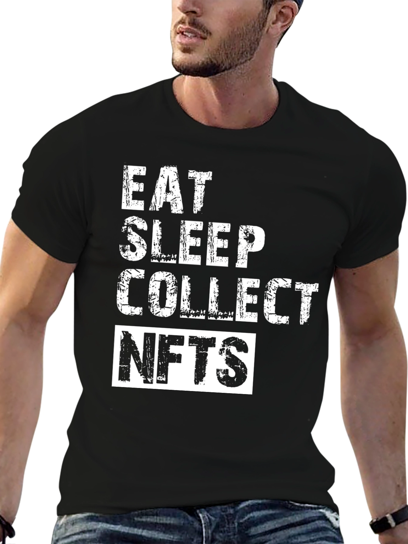 Eat Sleep Collect NFTs T-Shirt