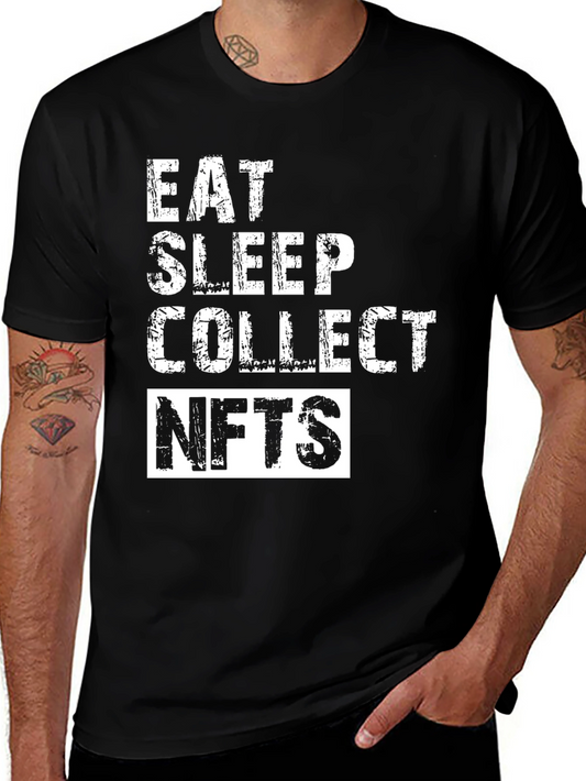 Eat Sleep Collect NFTs T-Shirt