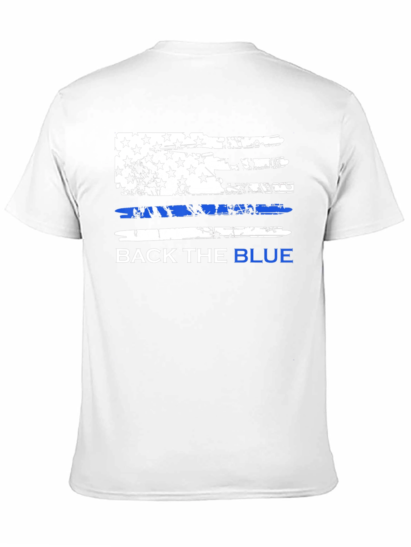 Back the Blue Graphic T-Shirt