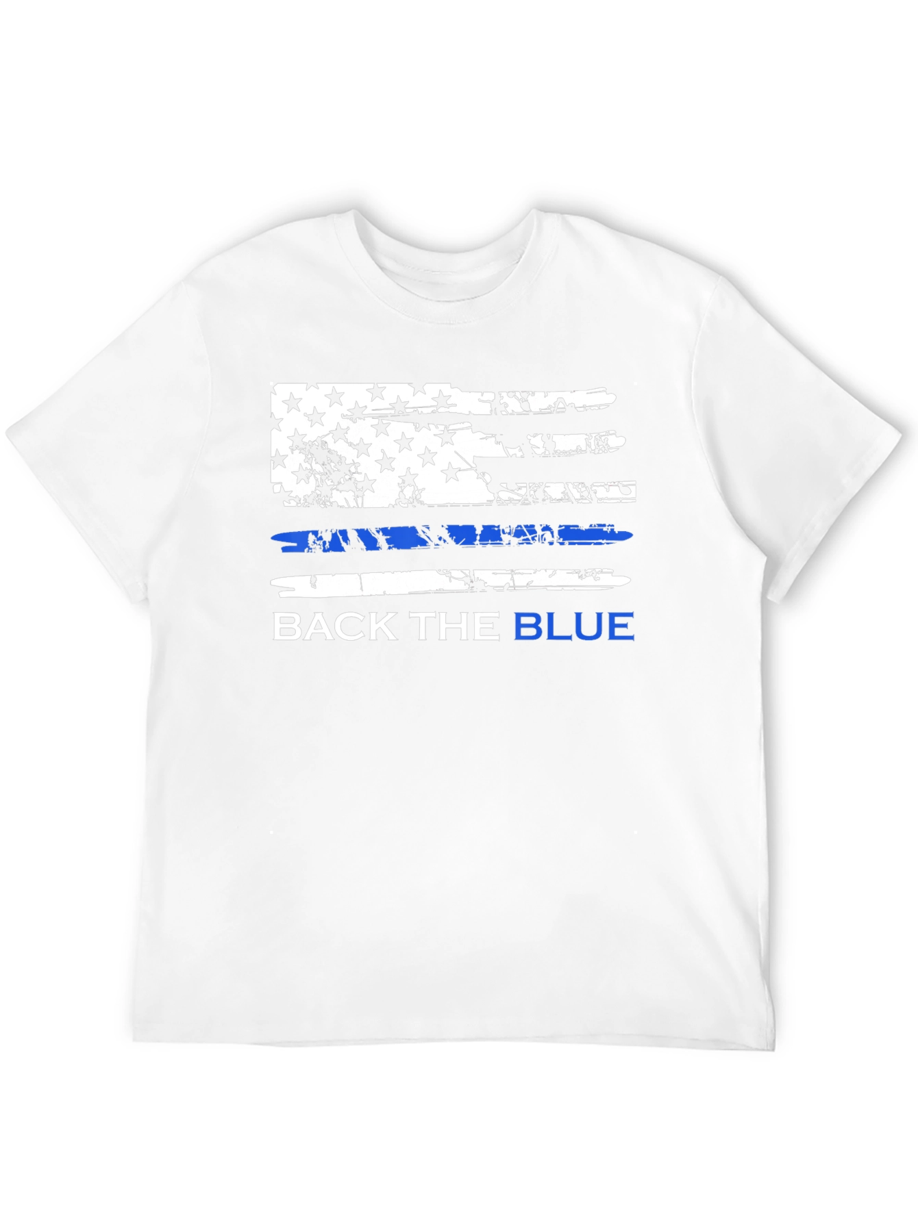 Back the Blue Graphic T-Shirt