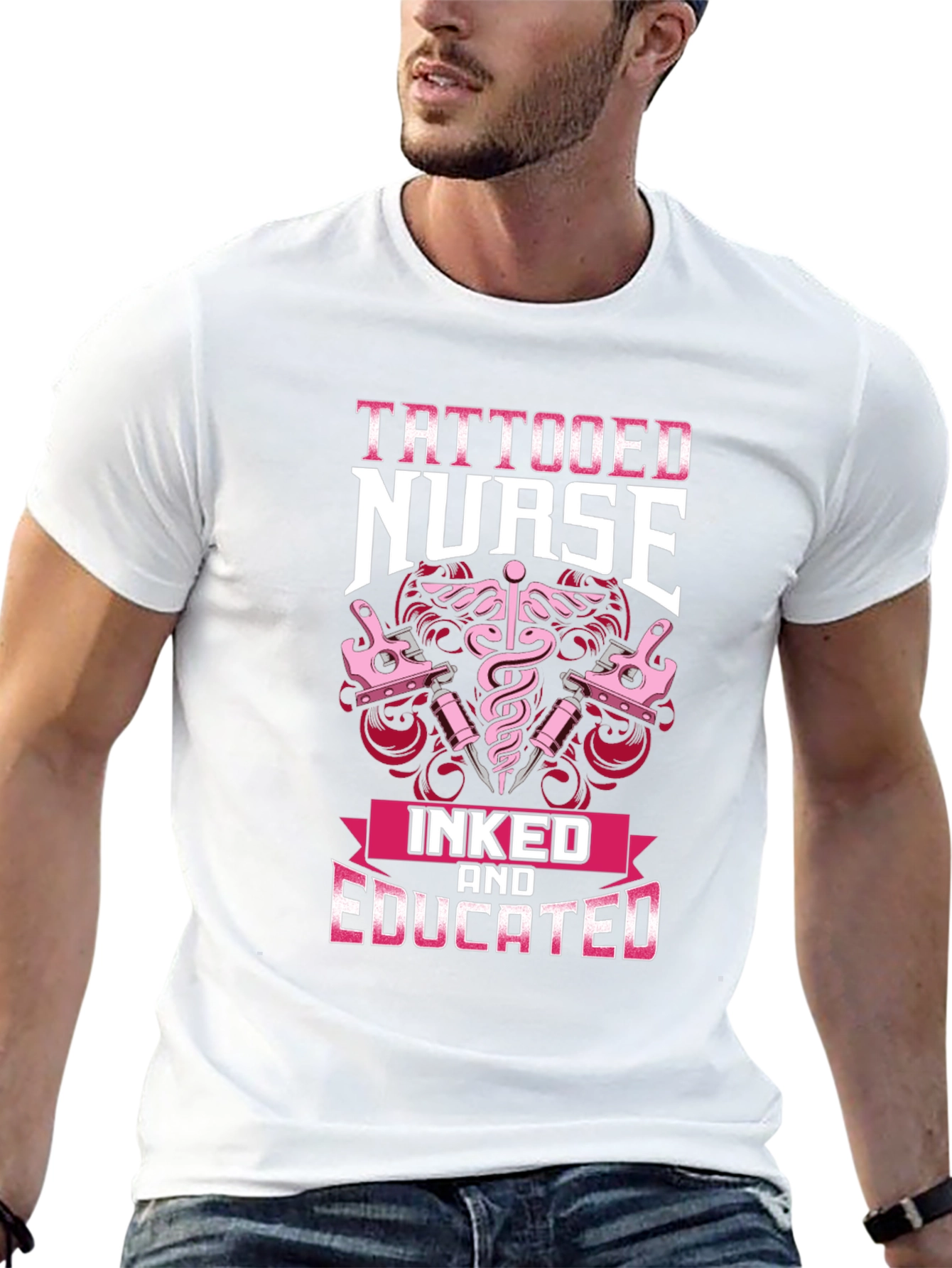 Tattooed Nurse Graphic T-Shirt