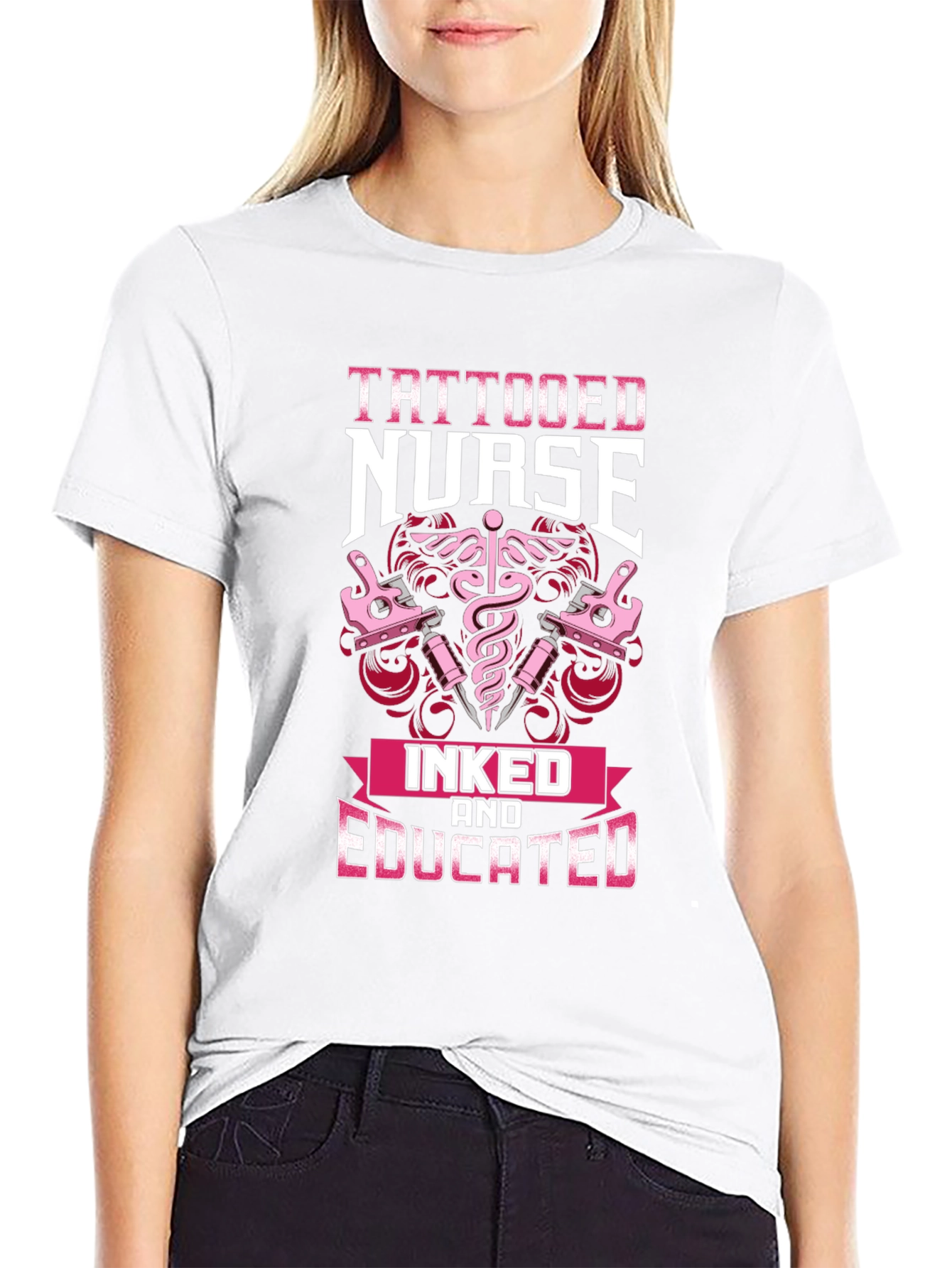 Tattooed Nurse Graphic T-Shirt
