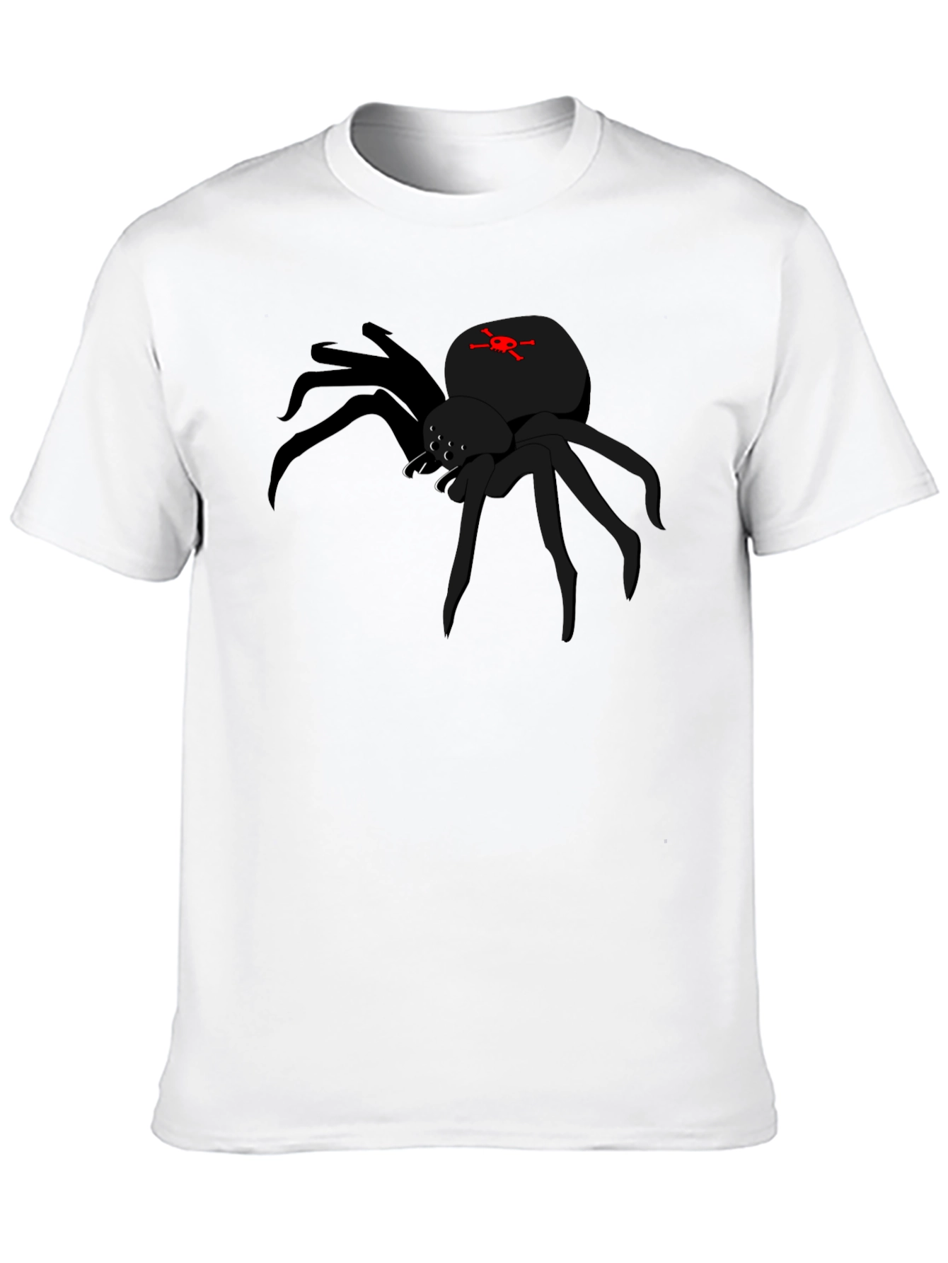 Black Spider Graphic Tee - Mens Short Sleeve
