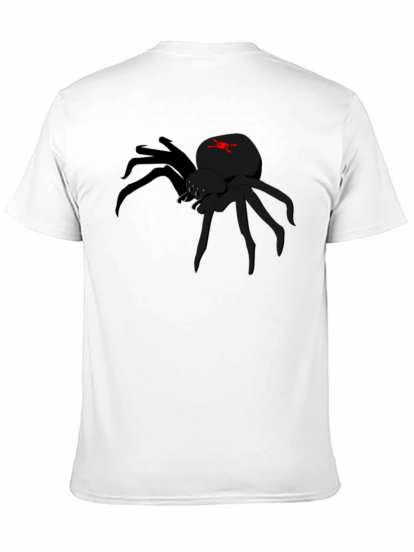 Black Spider Graphic Tee - Mens Short Sleeve