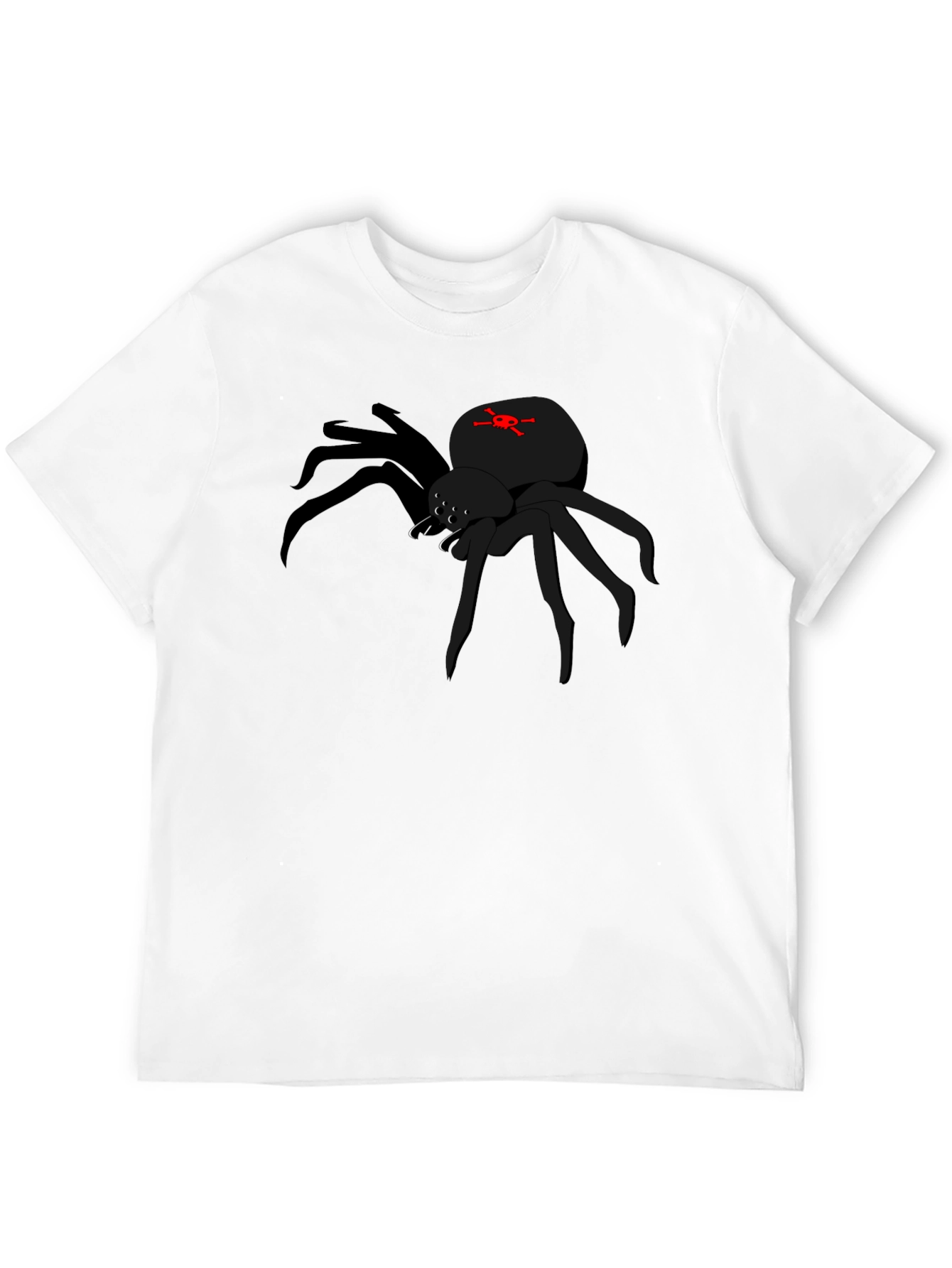 Black Spider Graphic Tee - Mens Short Sleeve