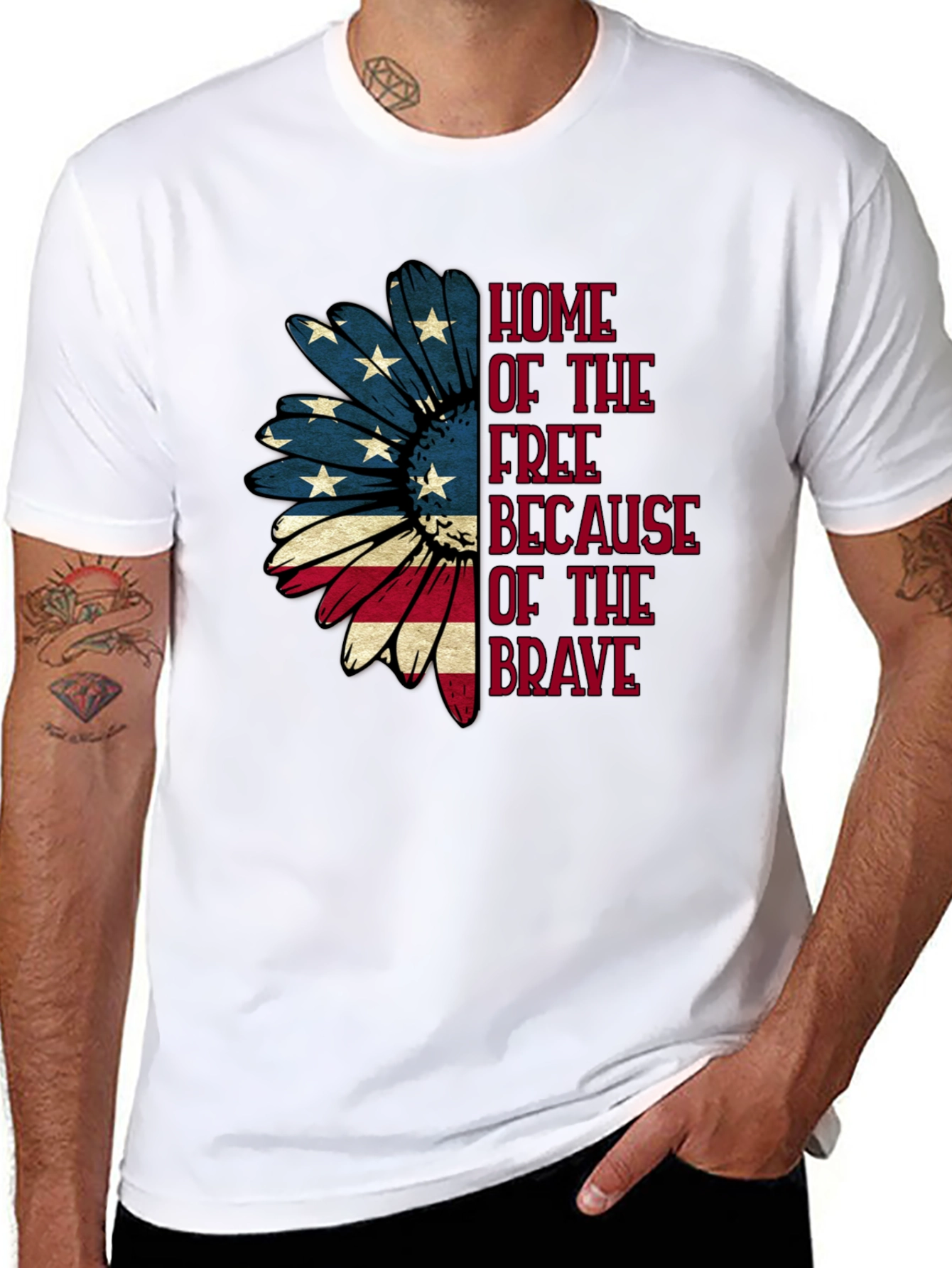 Home of the Free Graphic T-Shirt