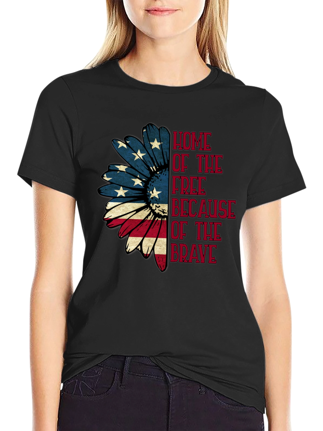 Home of the Free Graphic T-Shirt
