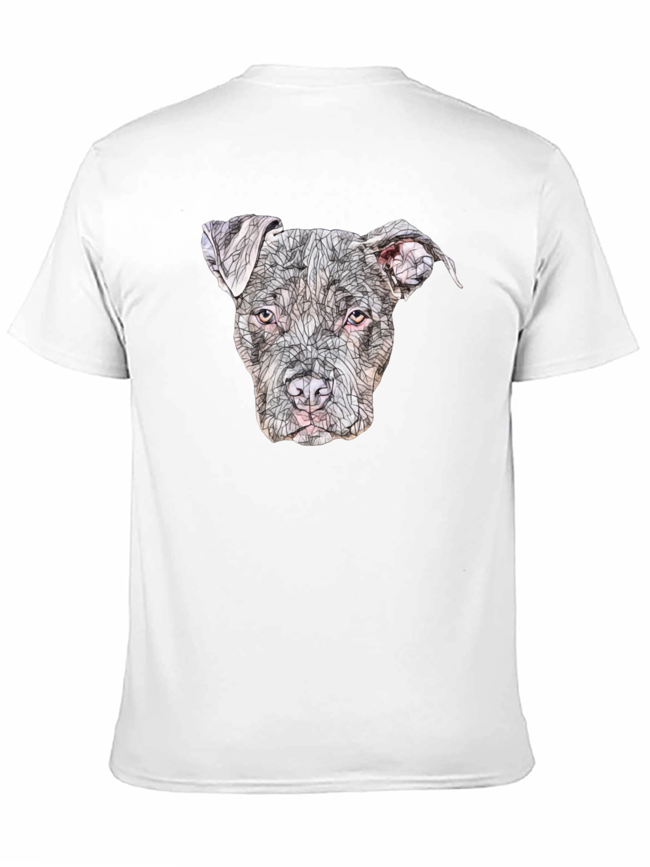 Pitbull Dog Graphic T-Shirt - Unisex Black Tee