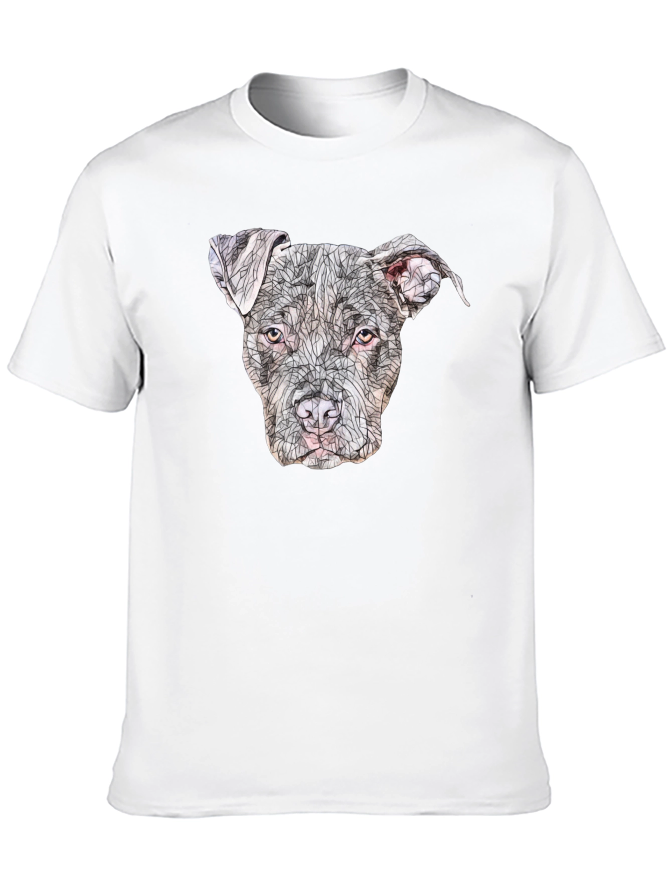 Pitbull Dog Graphic T-Shirt - Unisex Black Tee