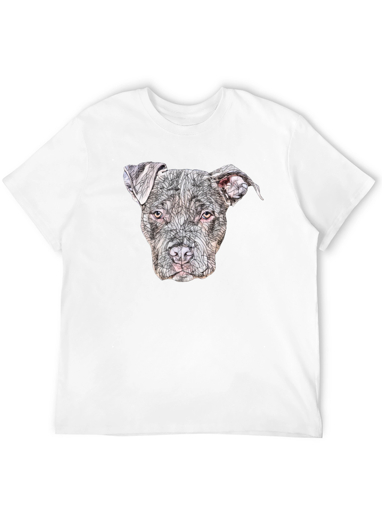 Pitbull Dog Graphic T-Shirt - Unisex Black Tee