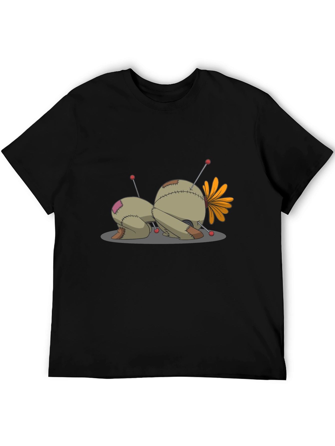 Voodoo Doll Graphic Tee - Unisex Black T-Shirt