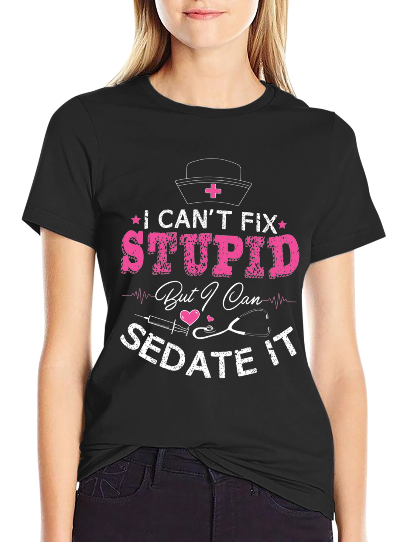 Nurse Humor Graphic T-Shirt