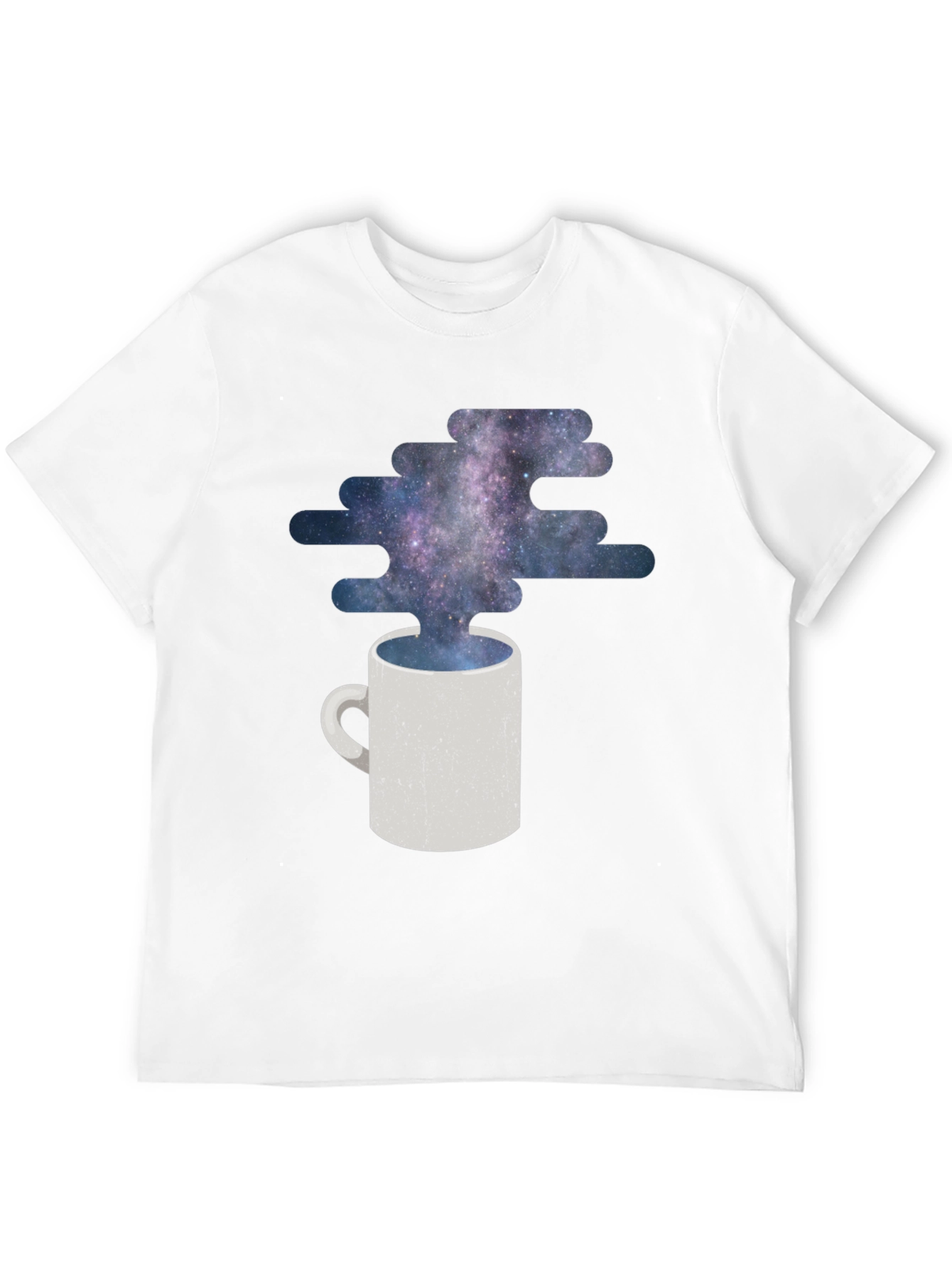 Cosmic Coffee T-Shirt - Galaxy Mug Design