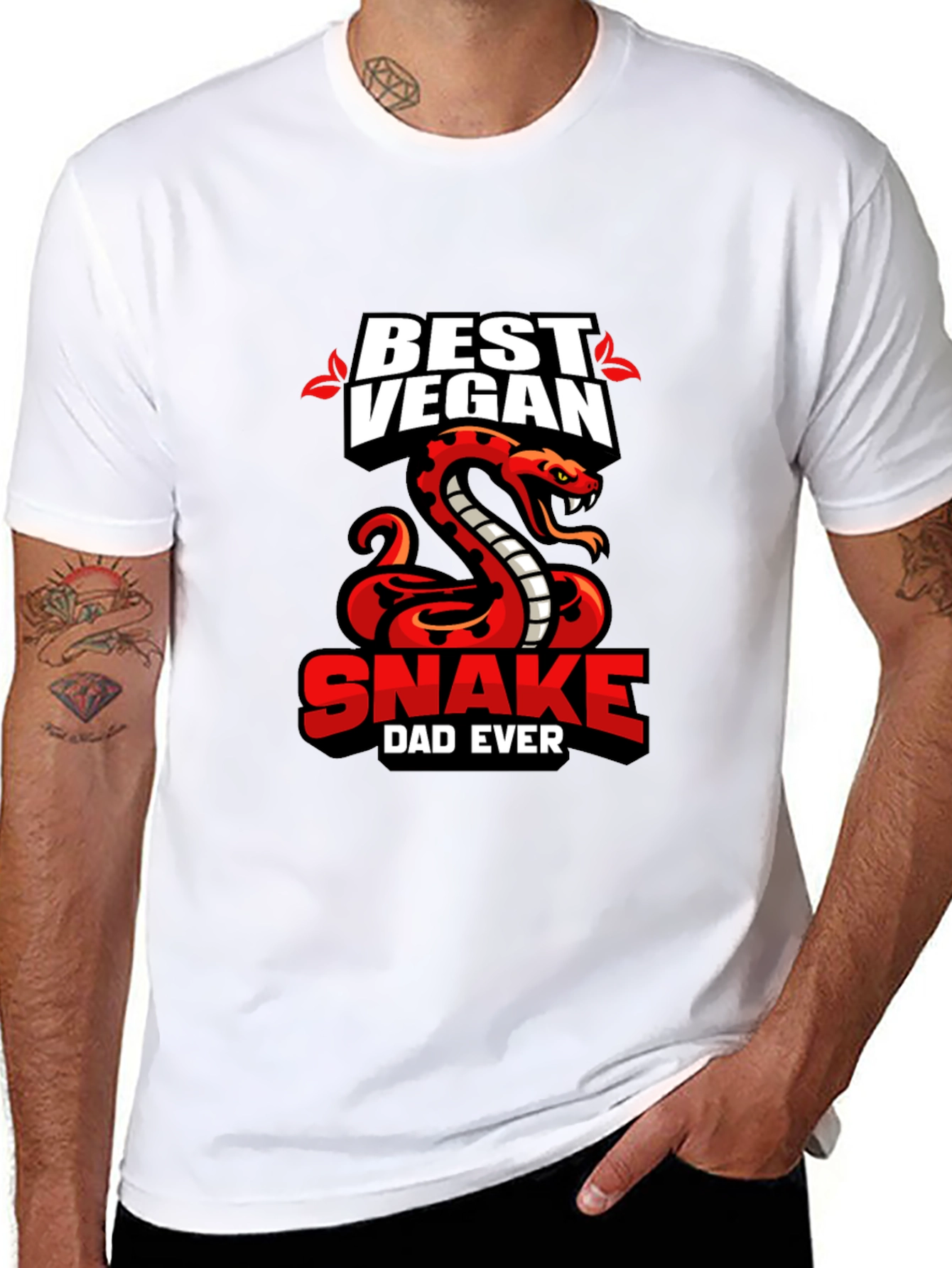 Best Vegan Snake Dad Ever T-Shirt