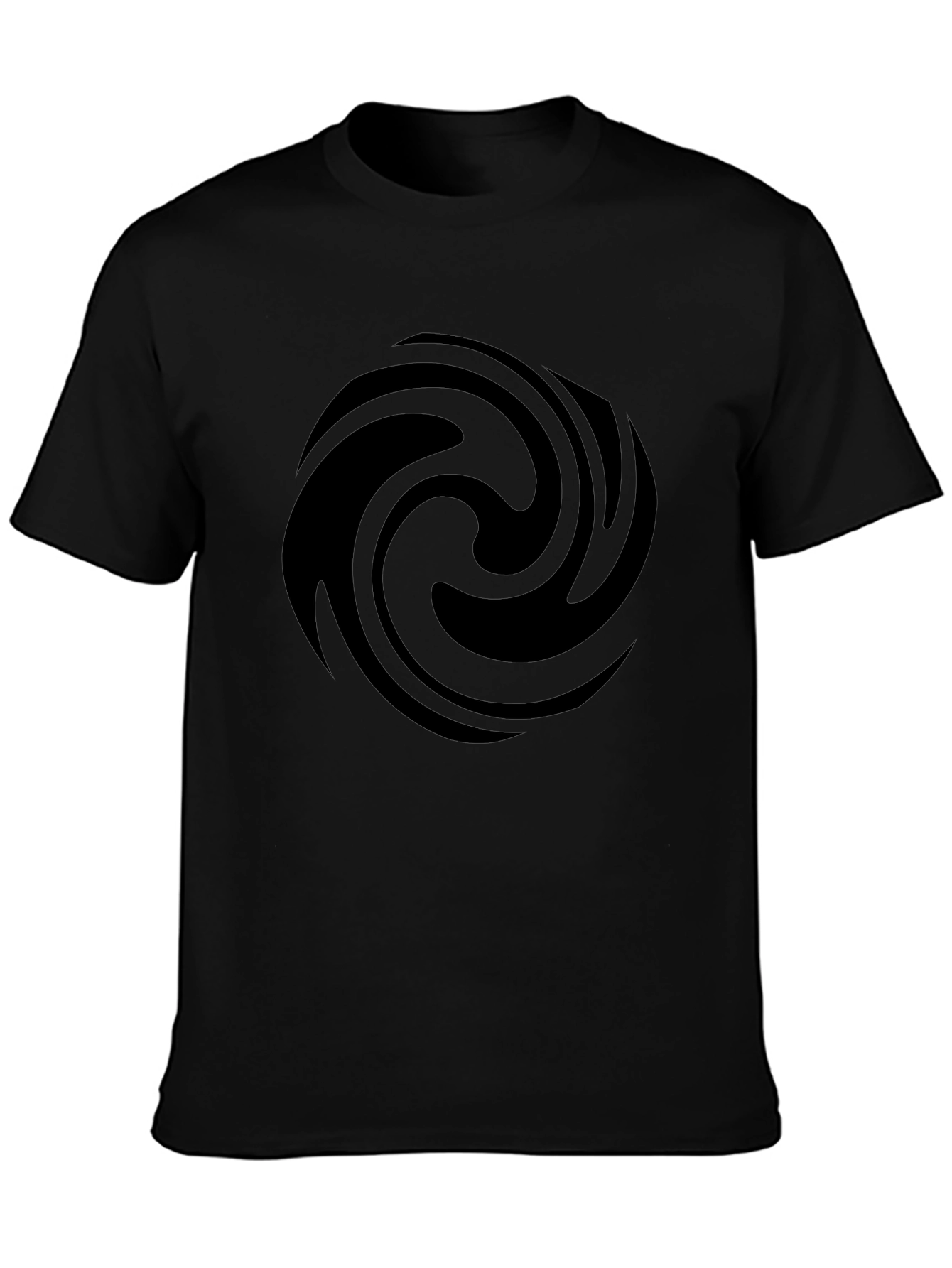 Swirl Graphic Tee - Mens Black T-Shirt