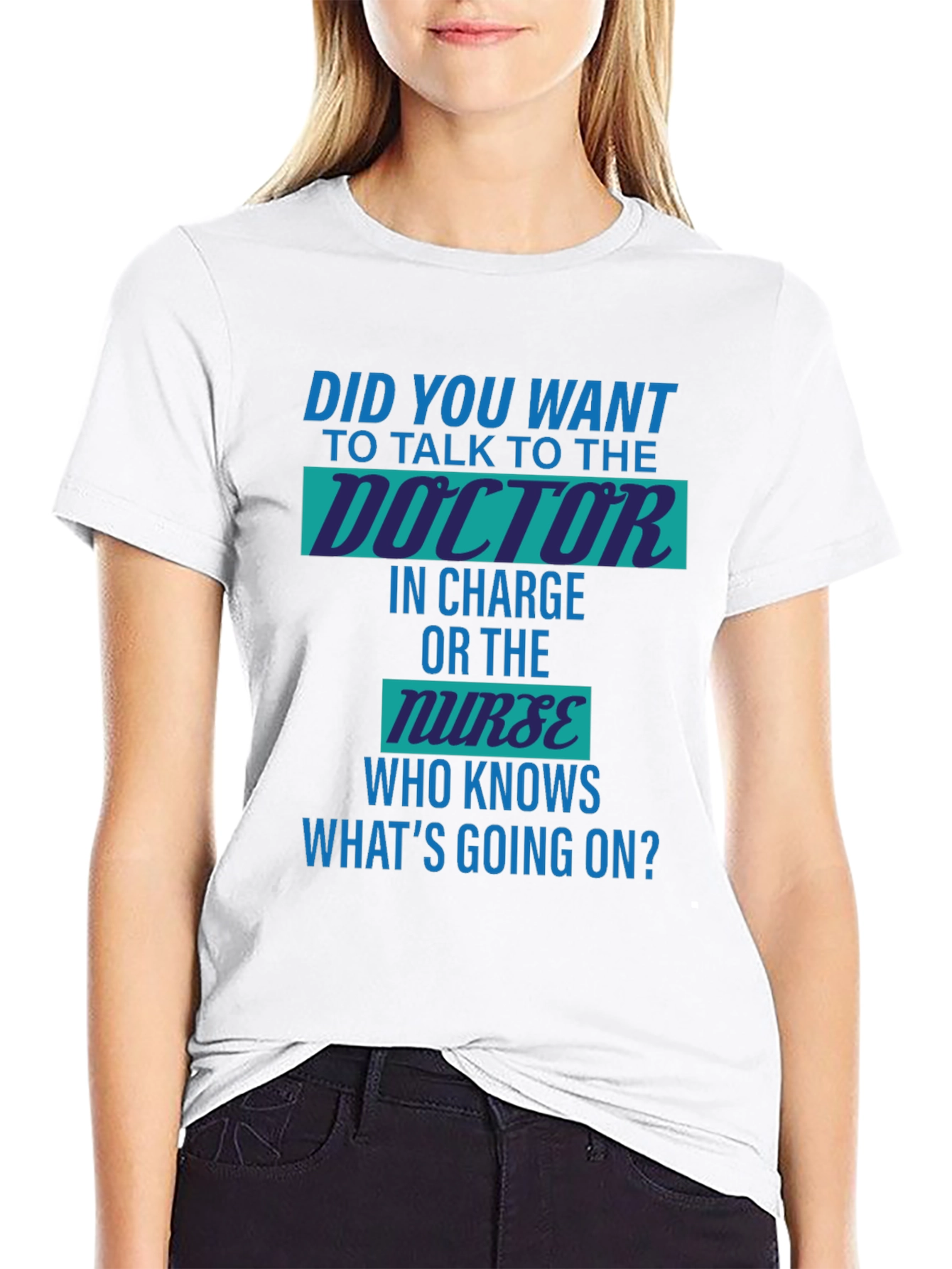 Doctor vs Nurse Humorous T-Shirt