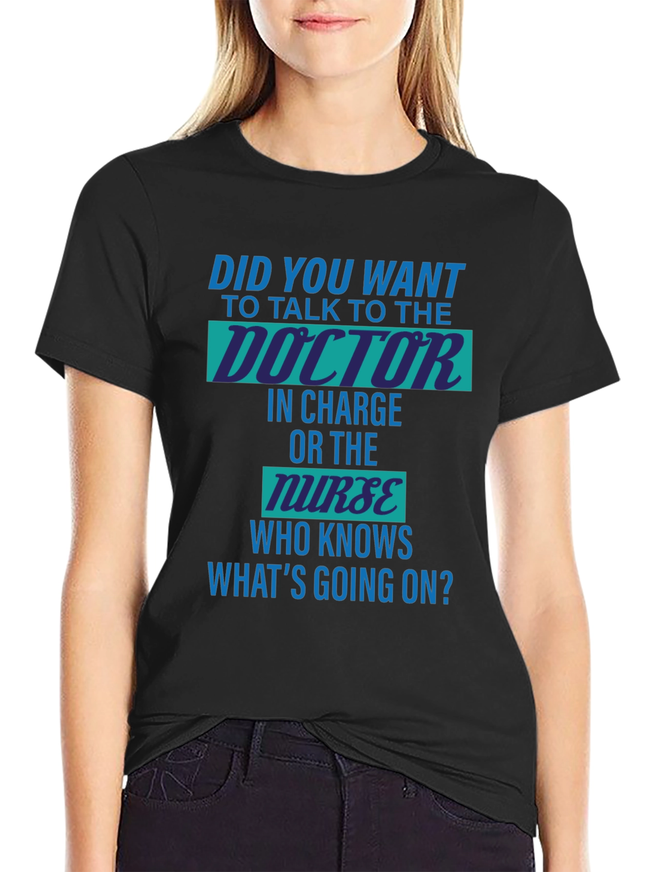 Doctor vs Nurse Humorous T-Shirt