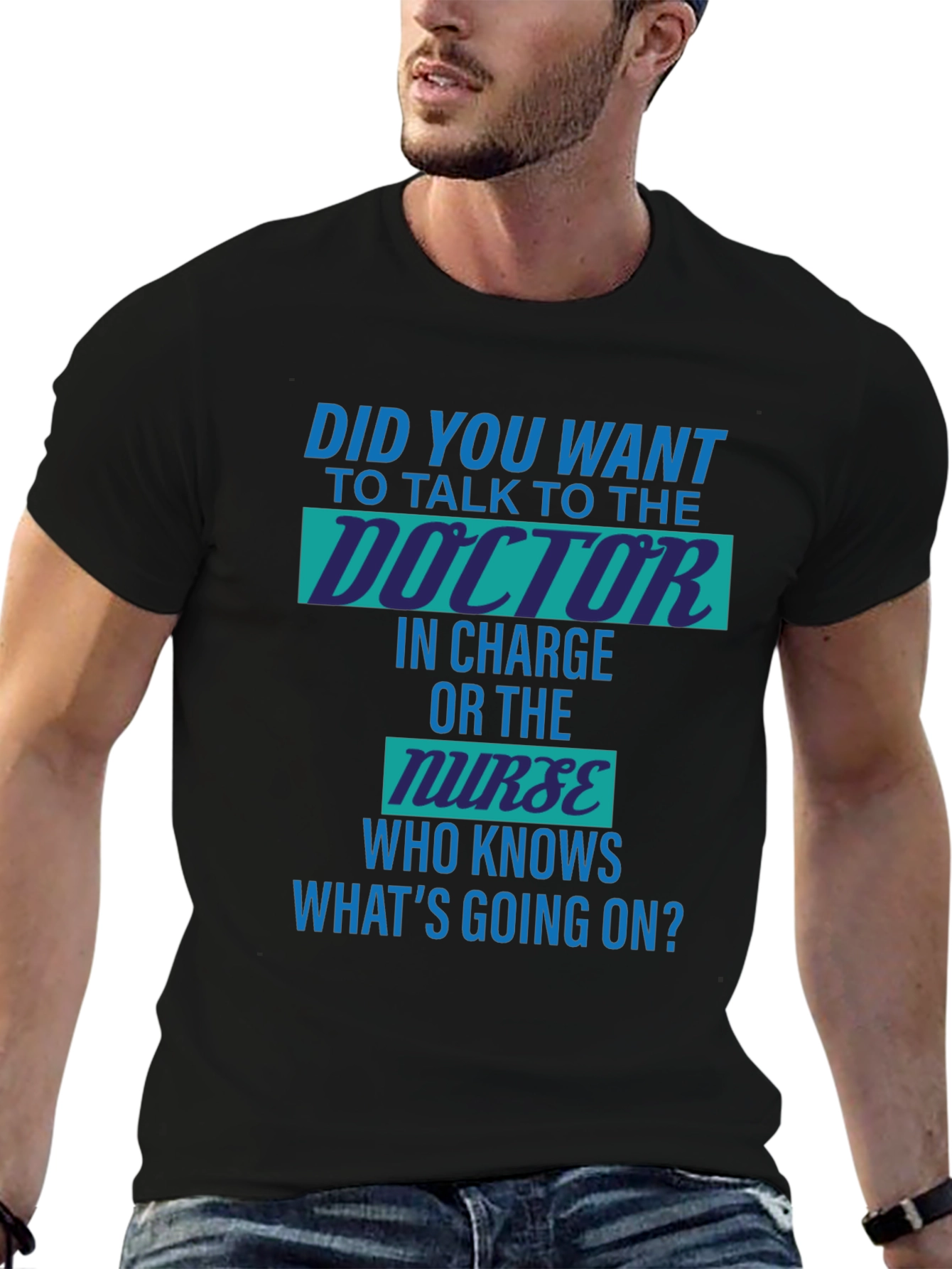 Doctor vs Nurse Humorous T-Shirt