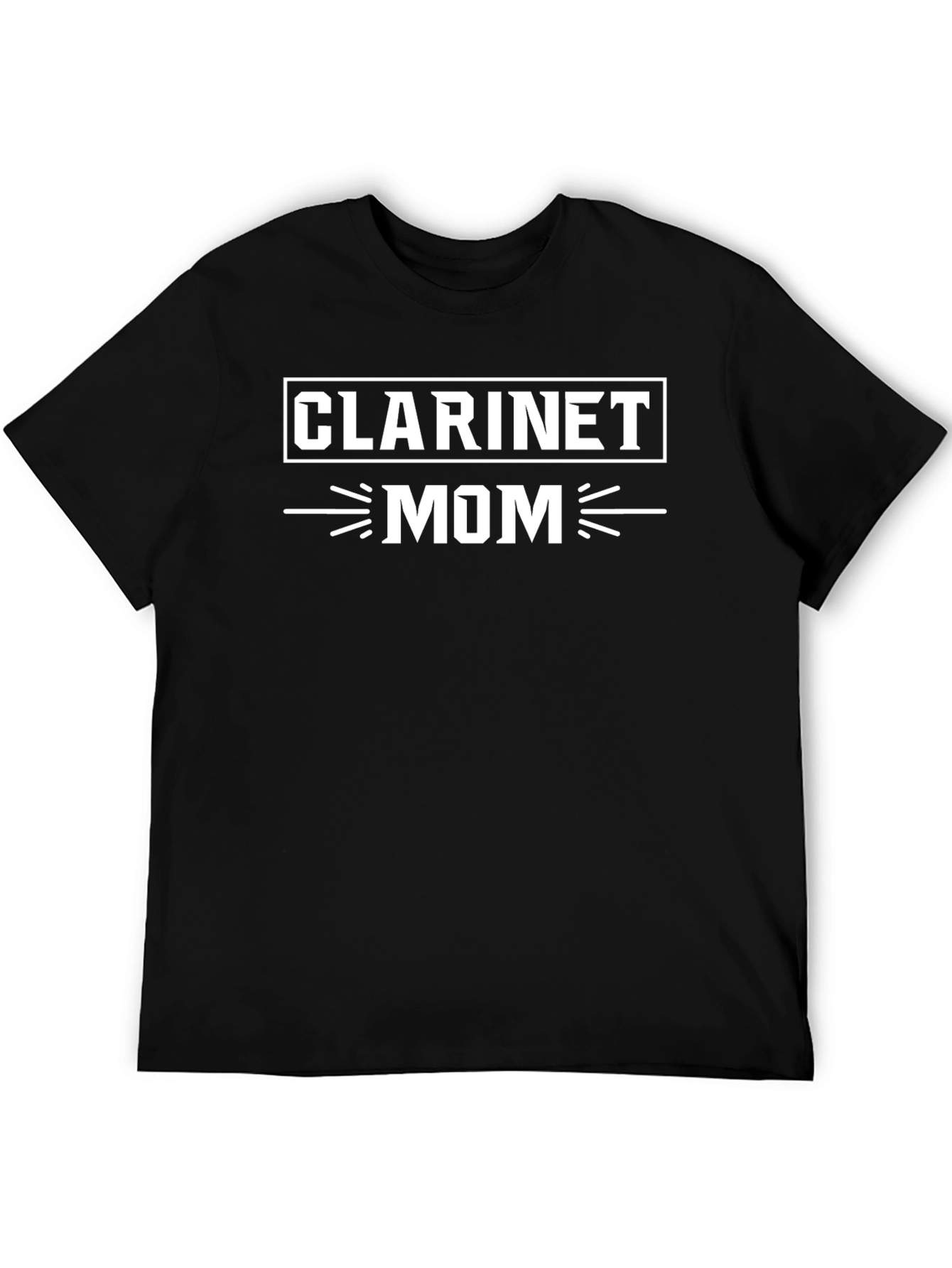 Clarinet Mom T-Shirt - Black Crew Neck