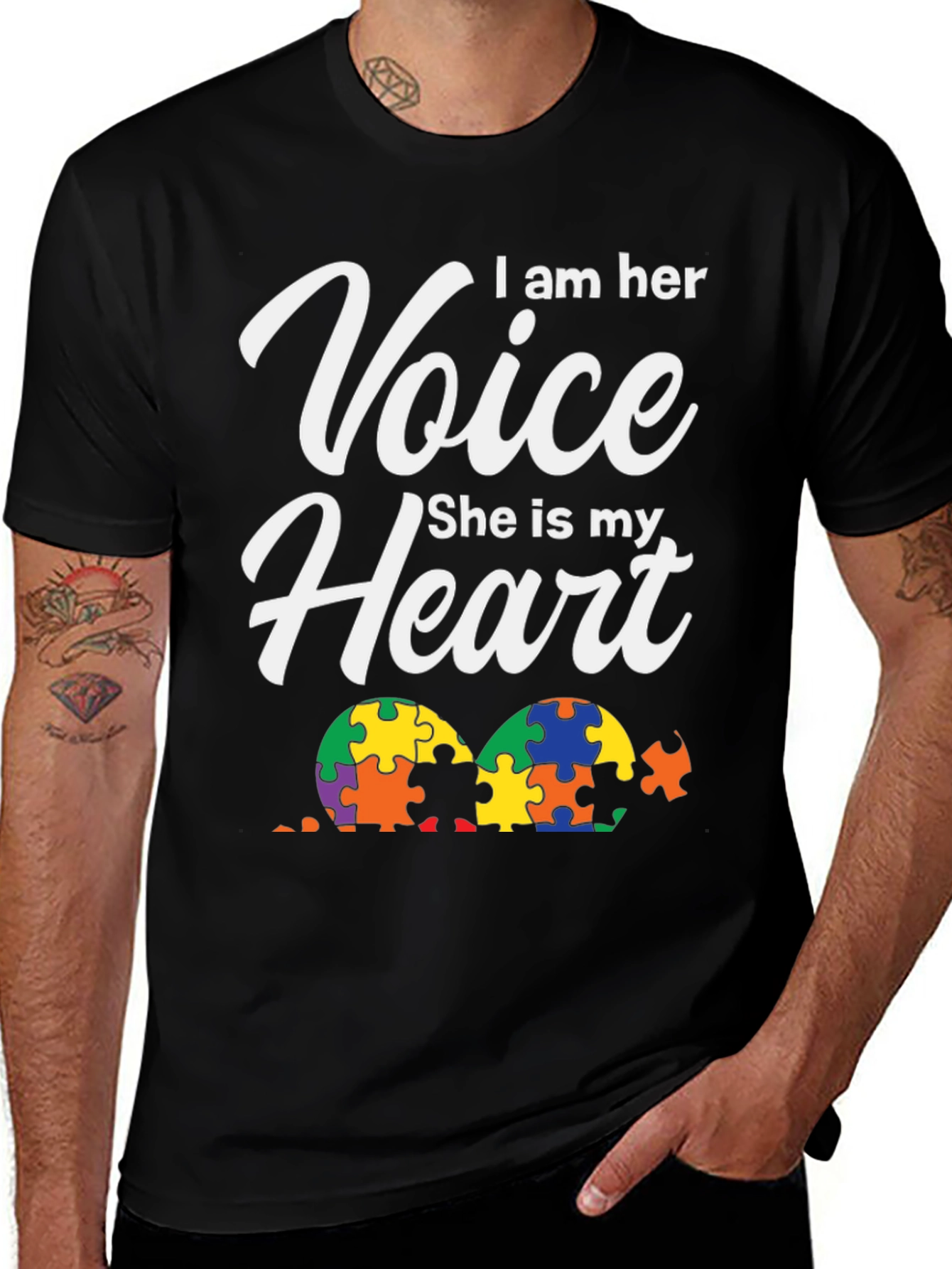 I Am Her Voice Autism Awareness T-Shirt