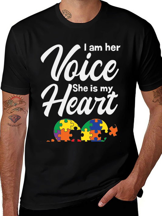 I Am Her Voice Autism Awareness T-Shirt