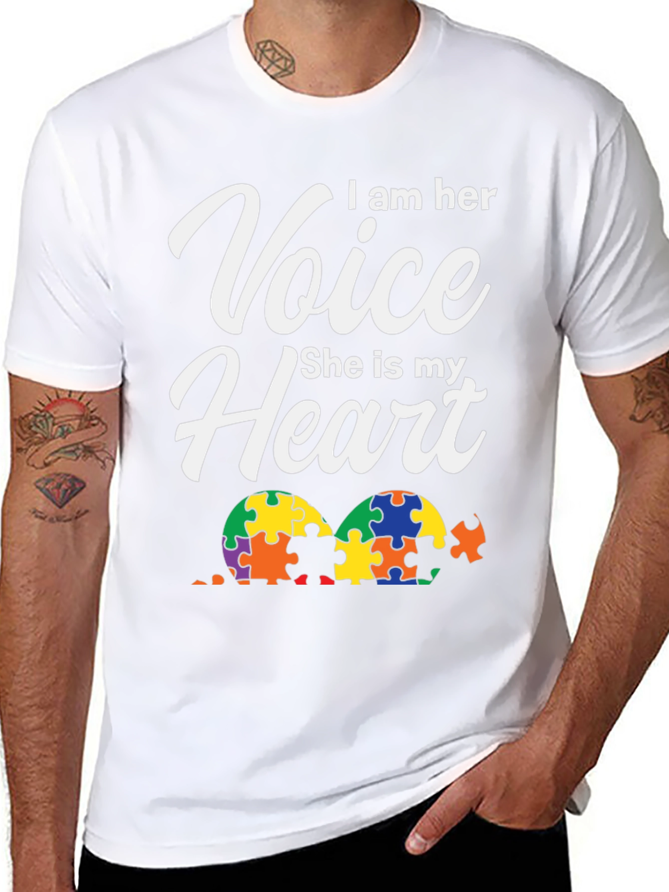 I Am Her Voice Autism Awareness T-Shirt