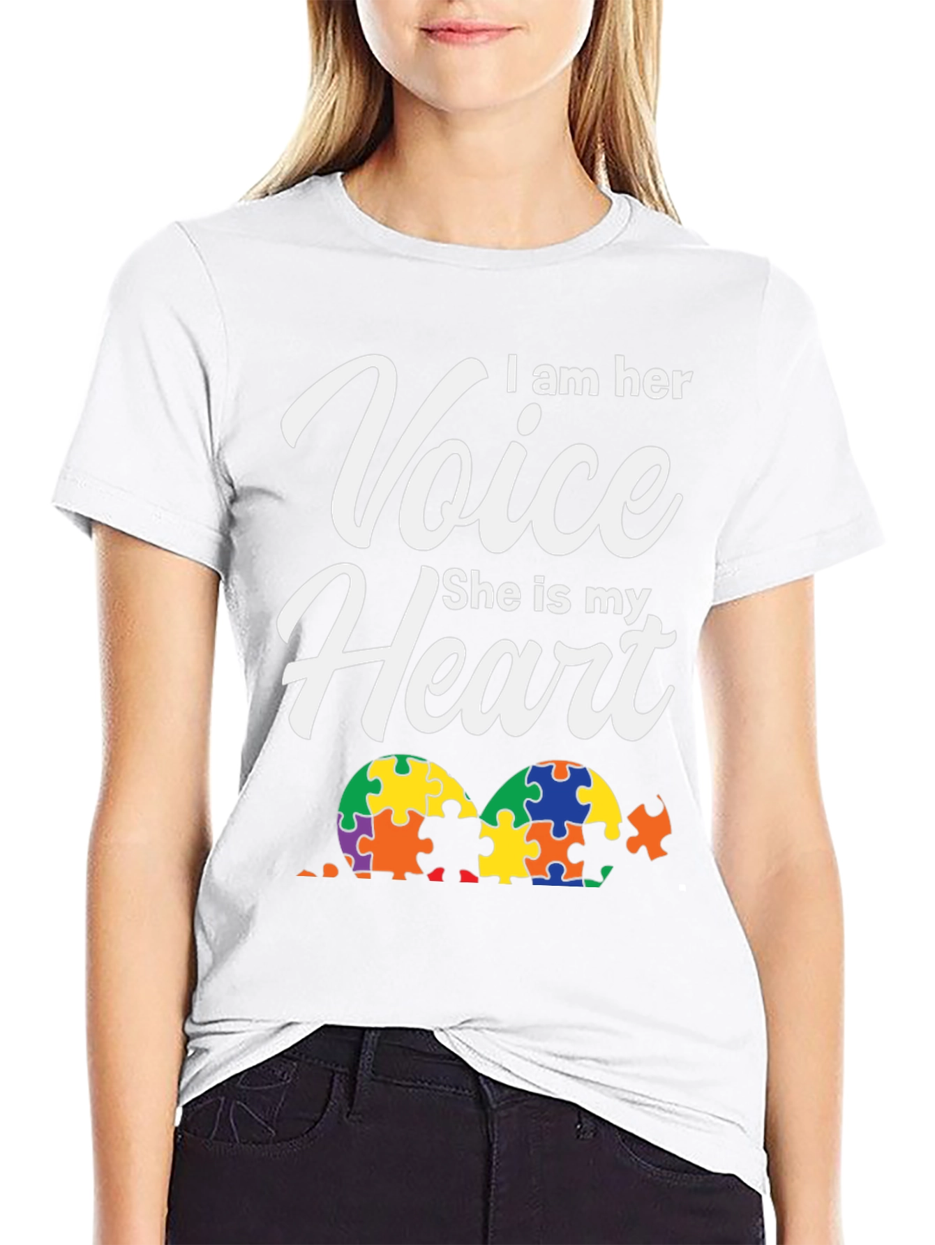 I Am Her Voice Autism Awareness T-Shirt