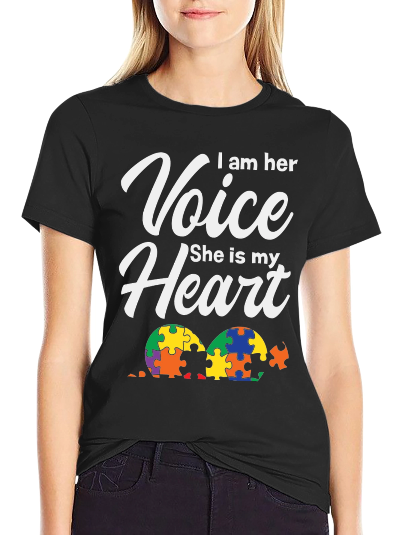 I Am Her Voice Autism Awareness T-Shirt