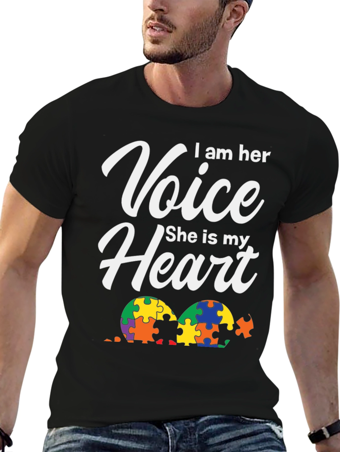 I Am Her Voice Autism Awareness T-Shirt