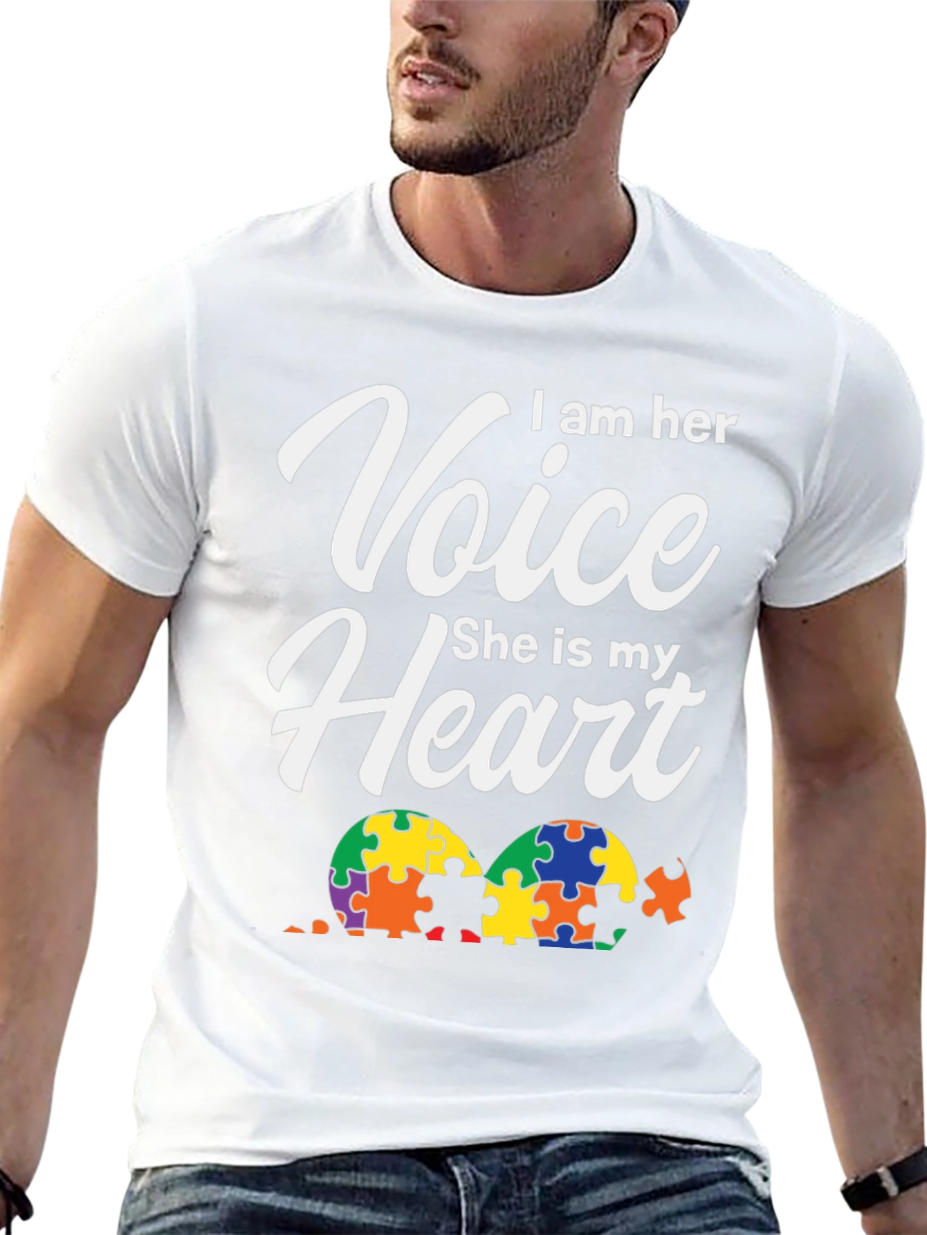 I Am Her Voice Autism Awareness T-Shirt