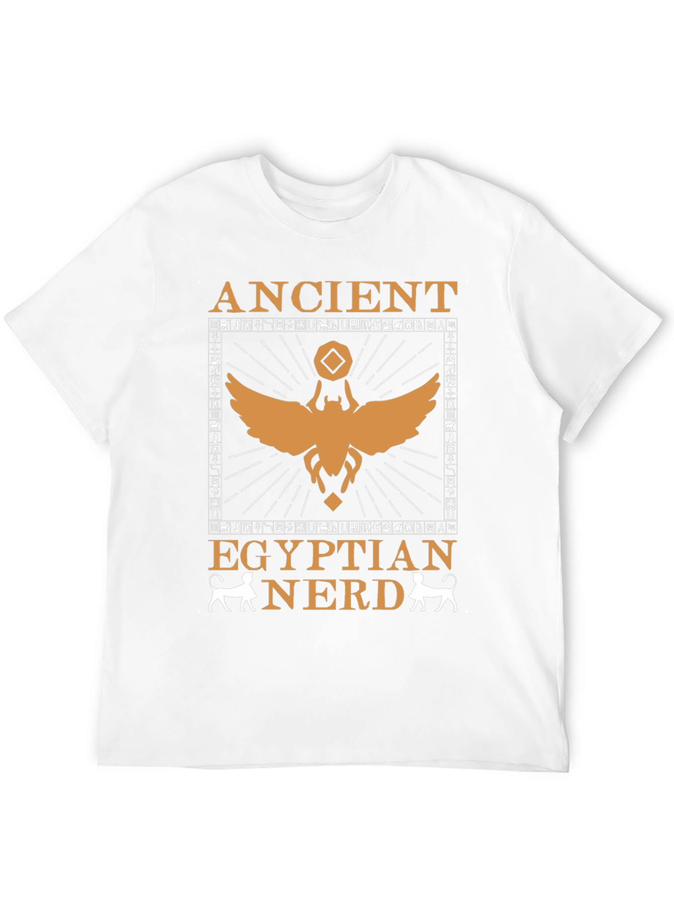 Ancient Egyptian Nerd T-Shirt Cotton Tee