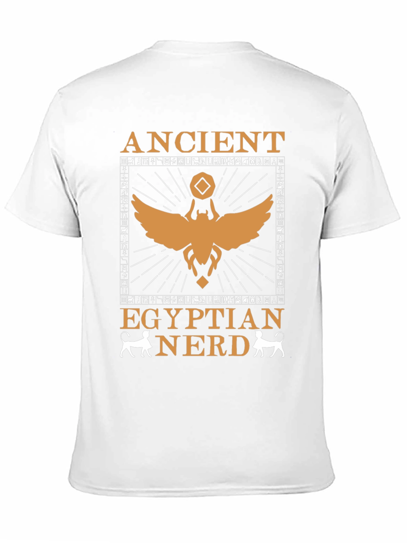 Ancient Egyptian Nerd T-Shirt Cotton Tee