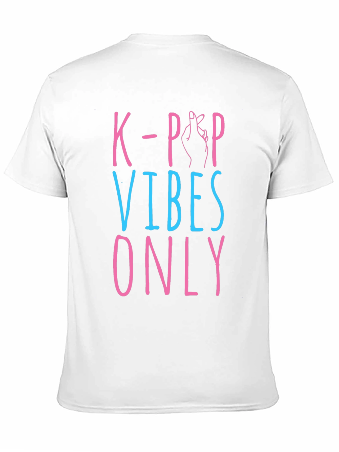 K-Pop Vibes Only Graphic Tee - Black