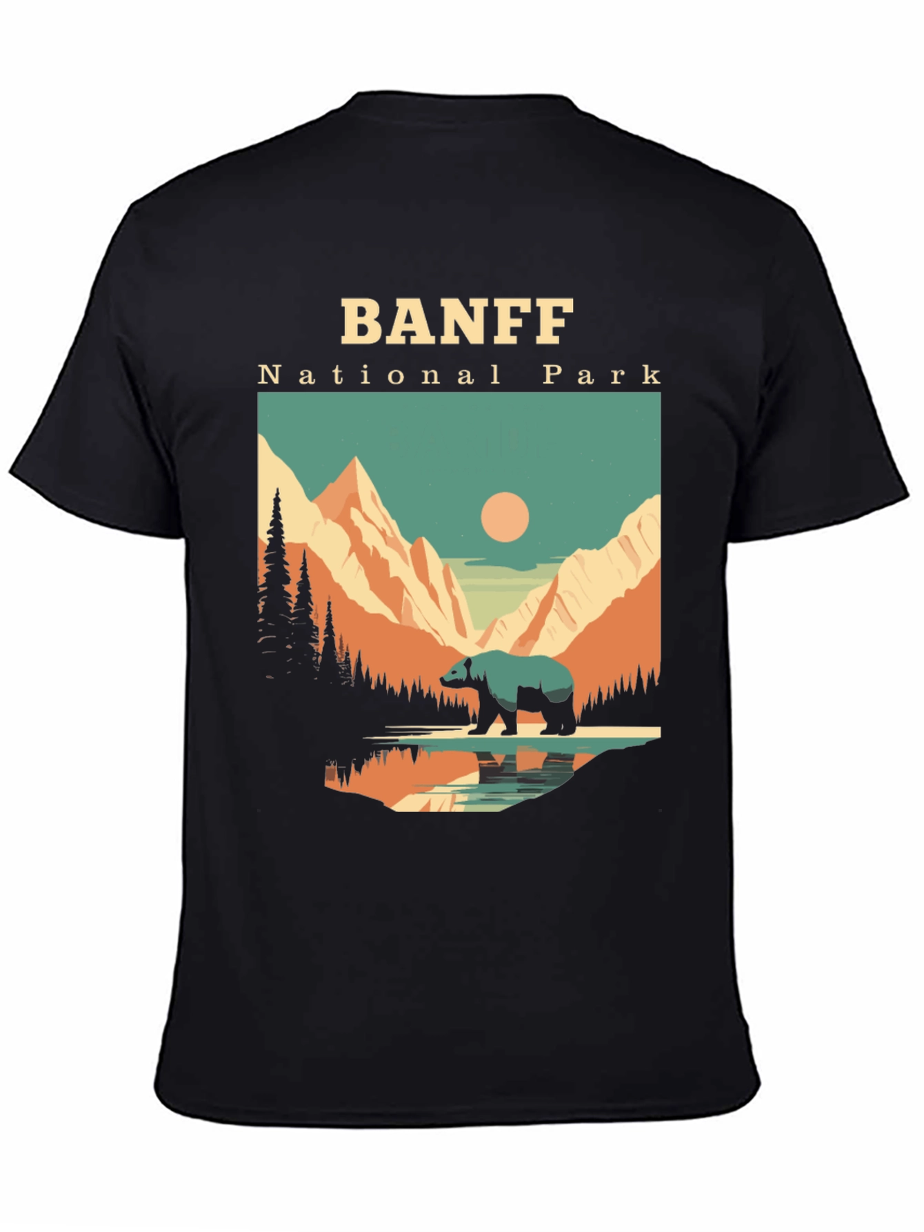 Banff National Park Bear Graphic Tee