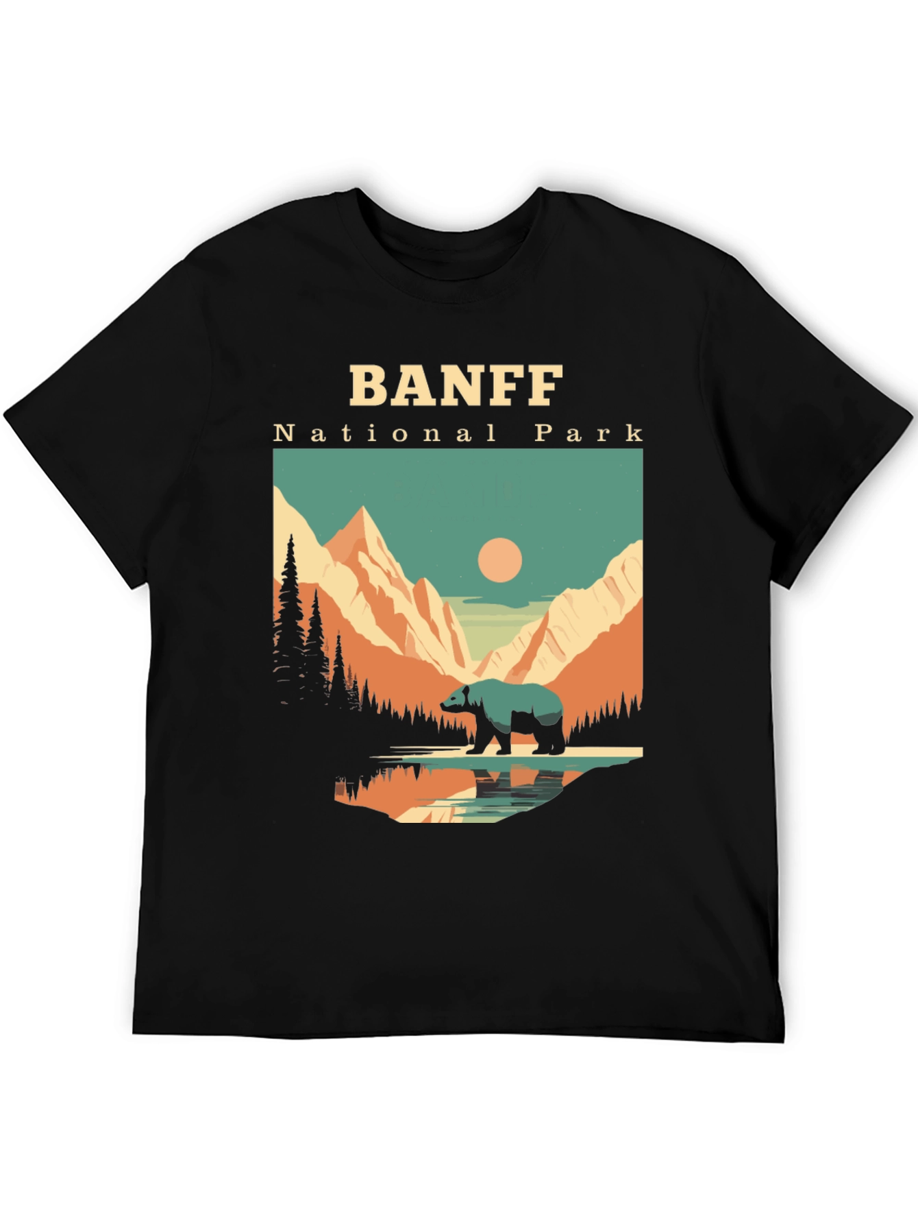 Banff National Park Bear Graphic Tee