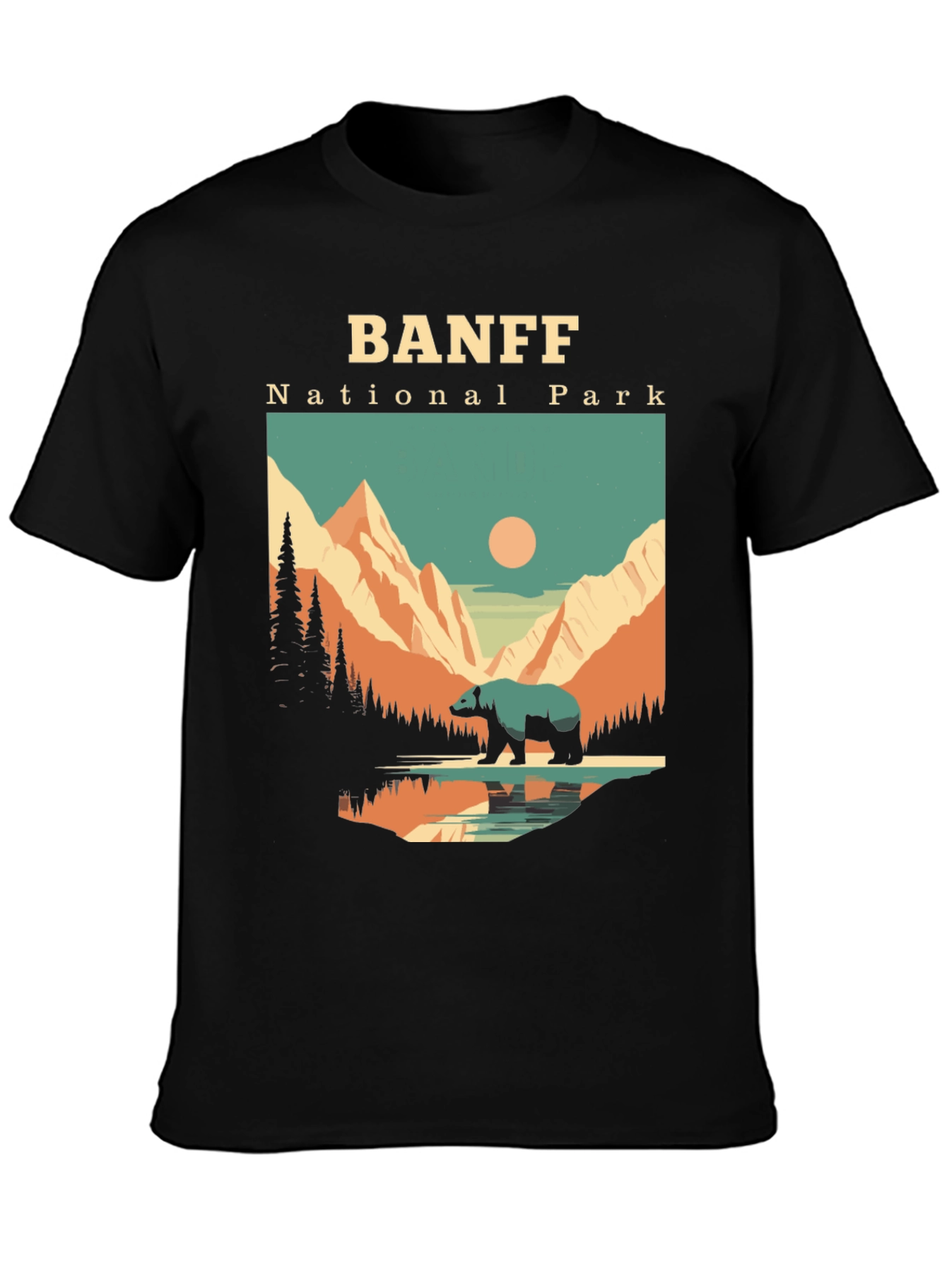 Banff National Park Bear Graphic Tee