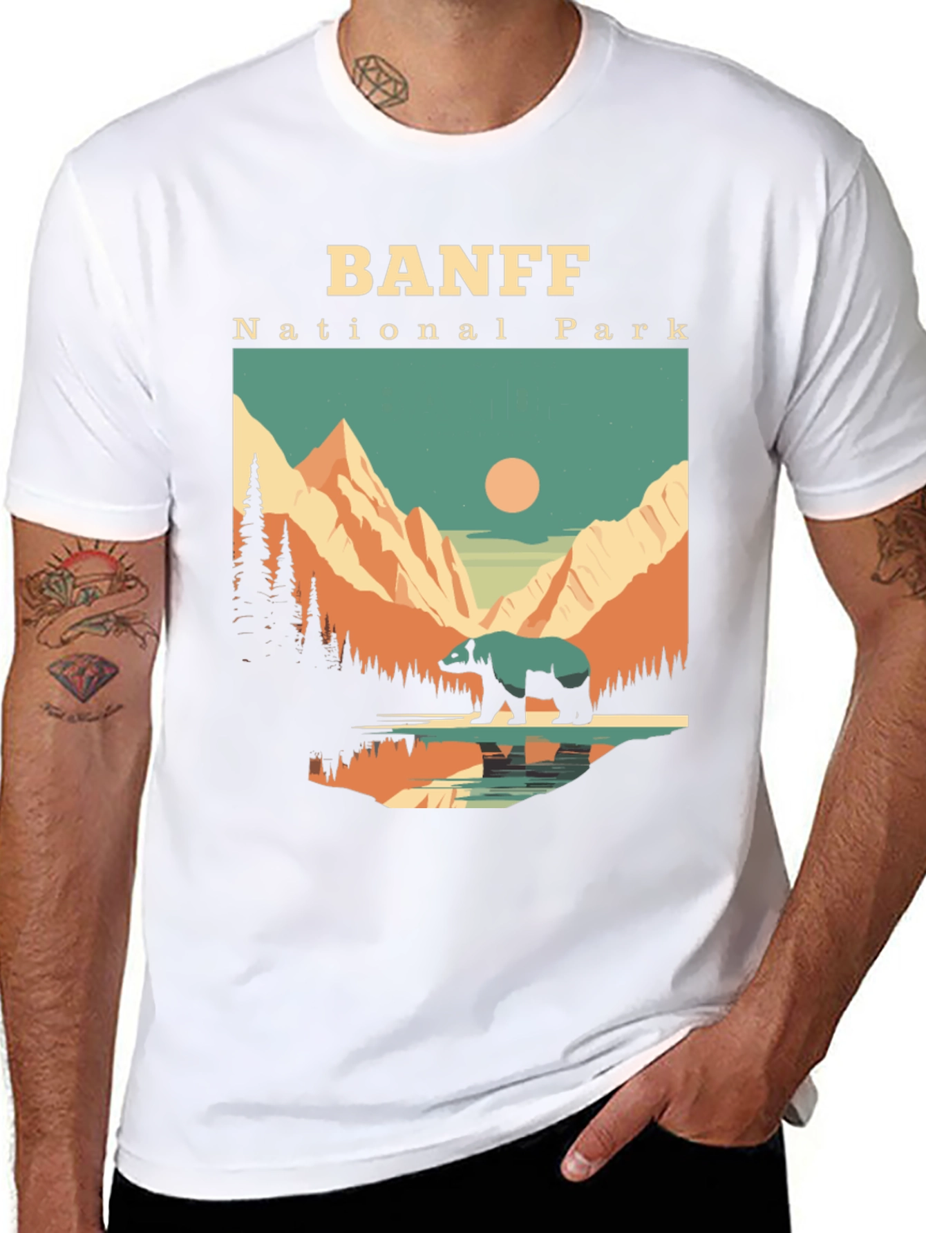 Banff National Park Bear Graphic Tee